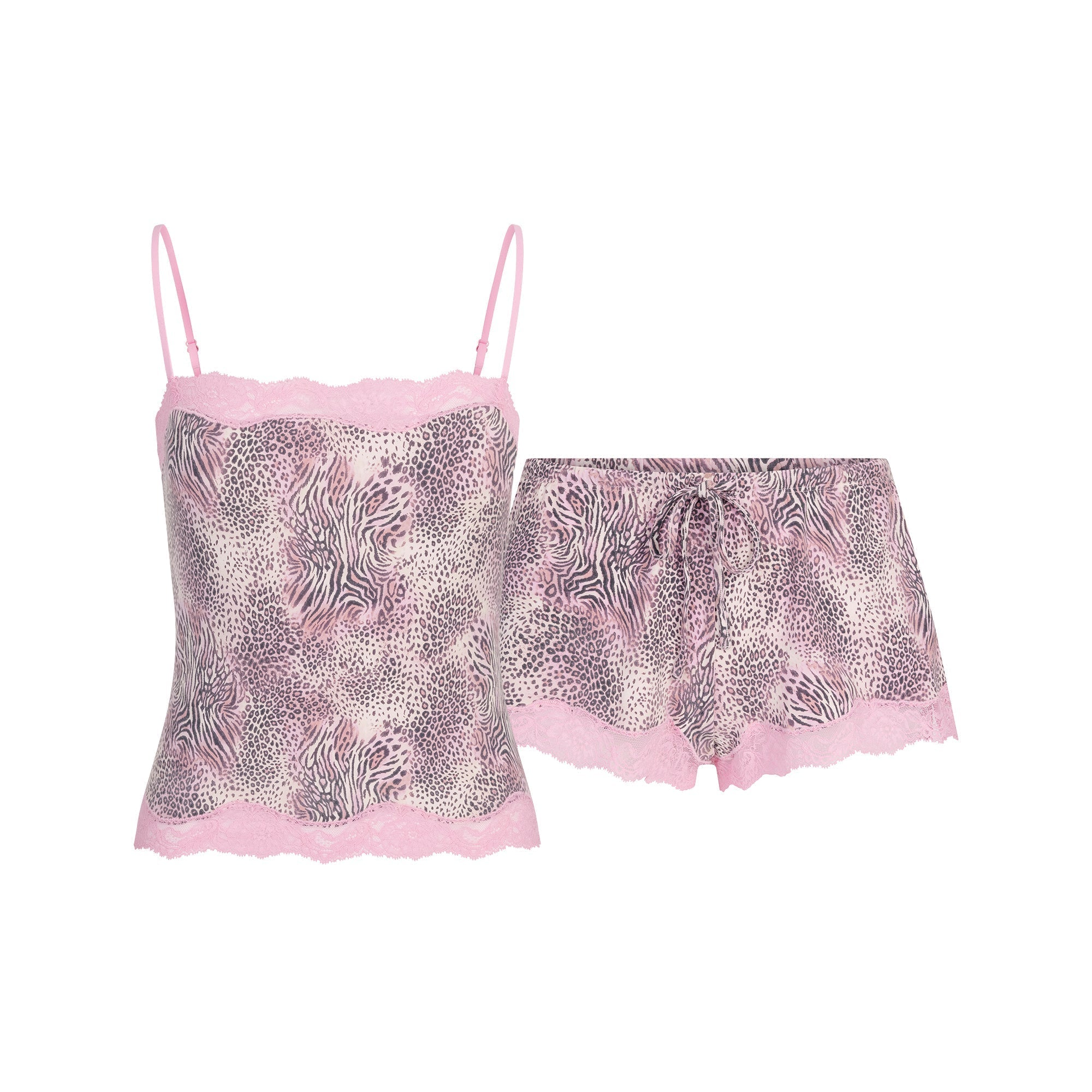 SKIMS SLEEP LACE CAMI AND SHORT SET | BLOOM MINI MULTI ANIMAL - Sneaker Türkiye