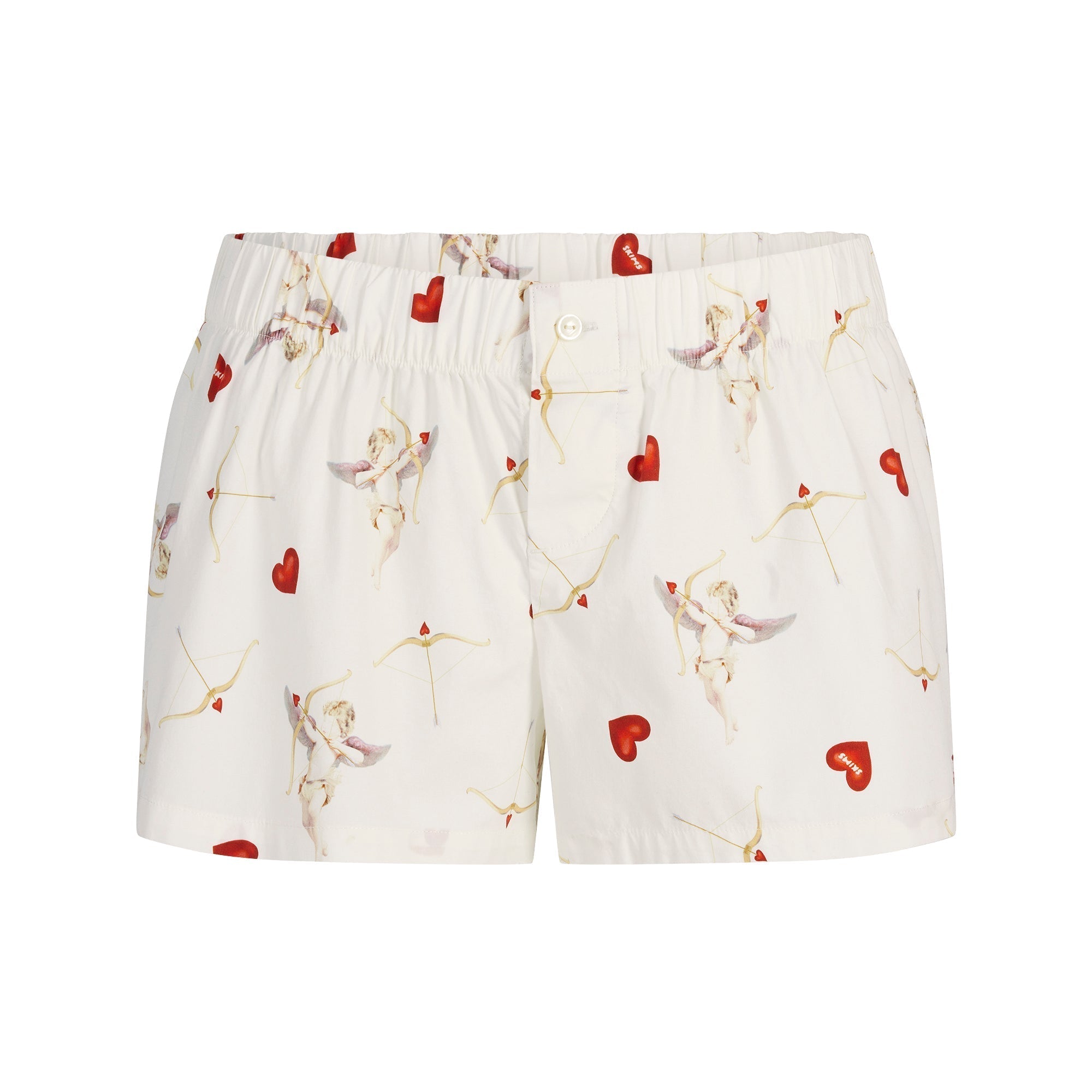 SKIMS COTTON POPLIN BOXER SLEEP SET | MARBLE CHERUB PRINT - Sneaker Türkiye