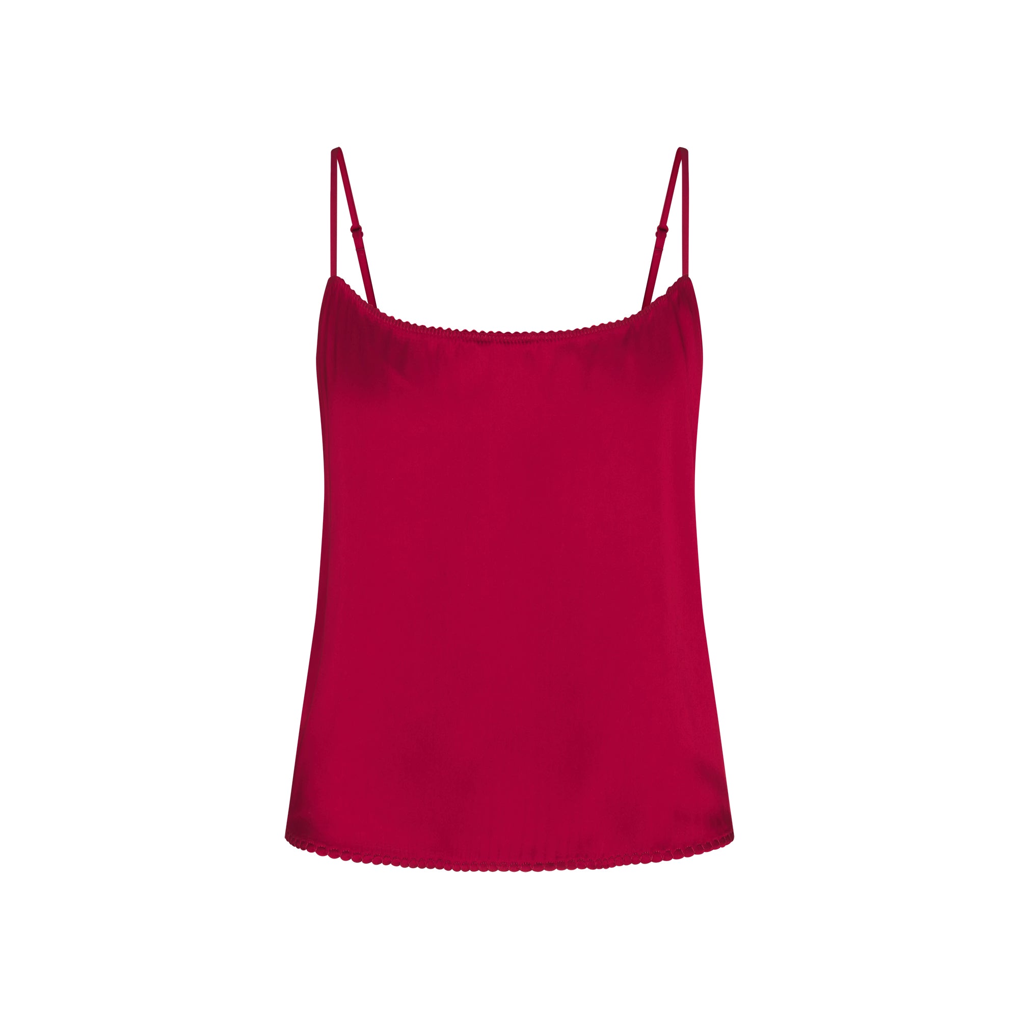 SKIMS WOVEN SHINE CAMI AND SHORT SLEEP SET | BRICK - Sneaker Türkiye