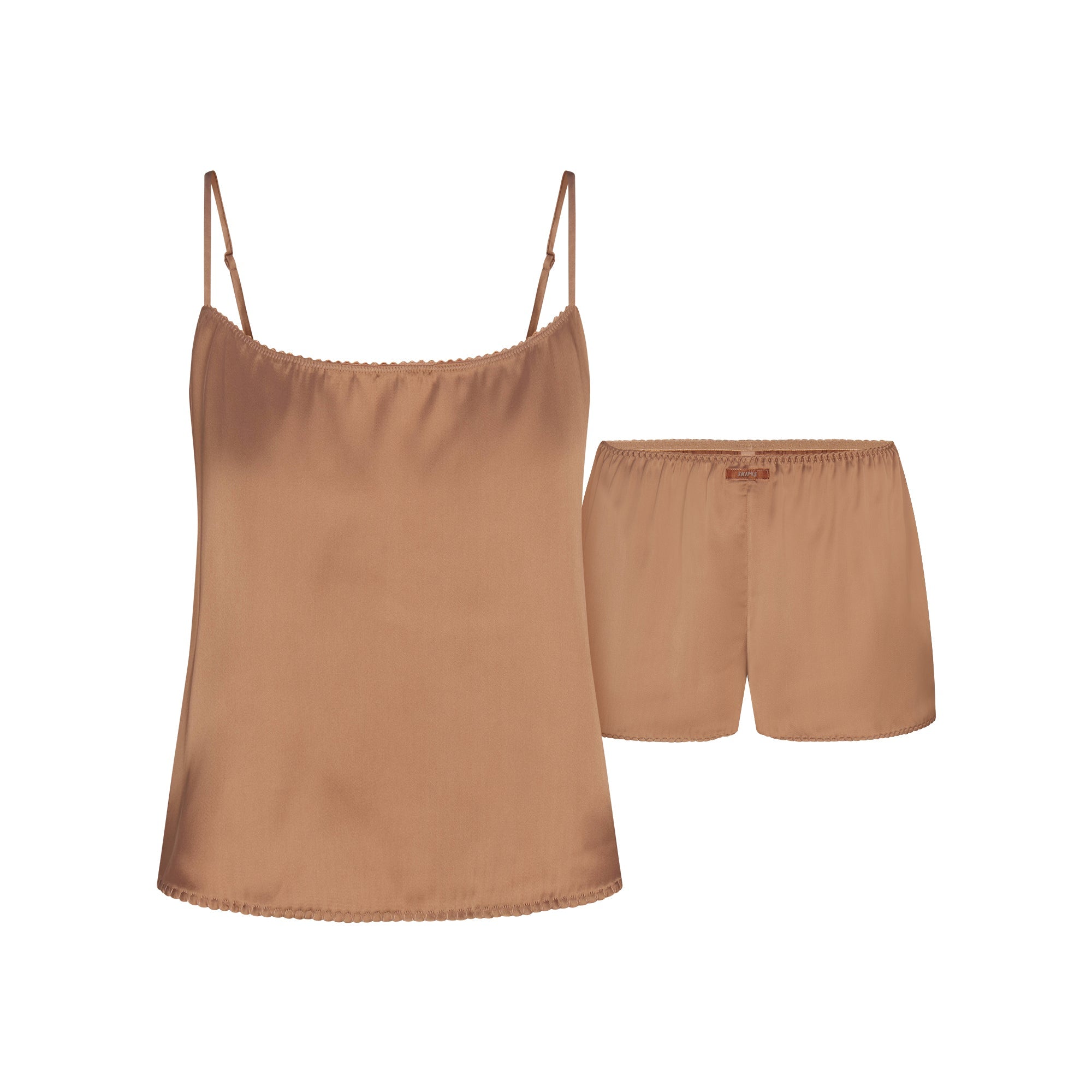 SKIMS WOVEN SHINE CAMI AND SHORT SLEEP SET | SIENNA - Sneaker Türkiye