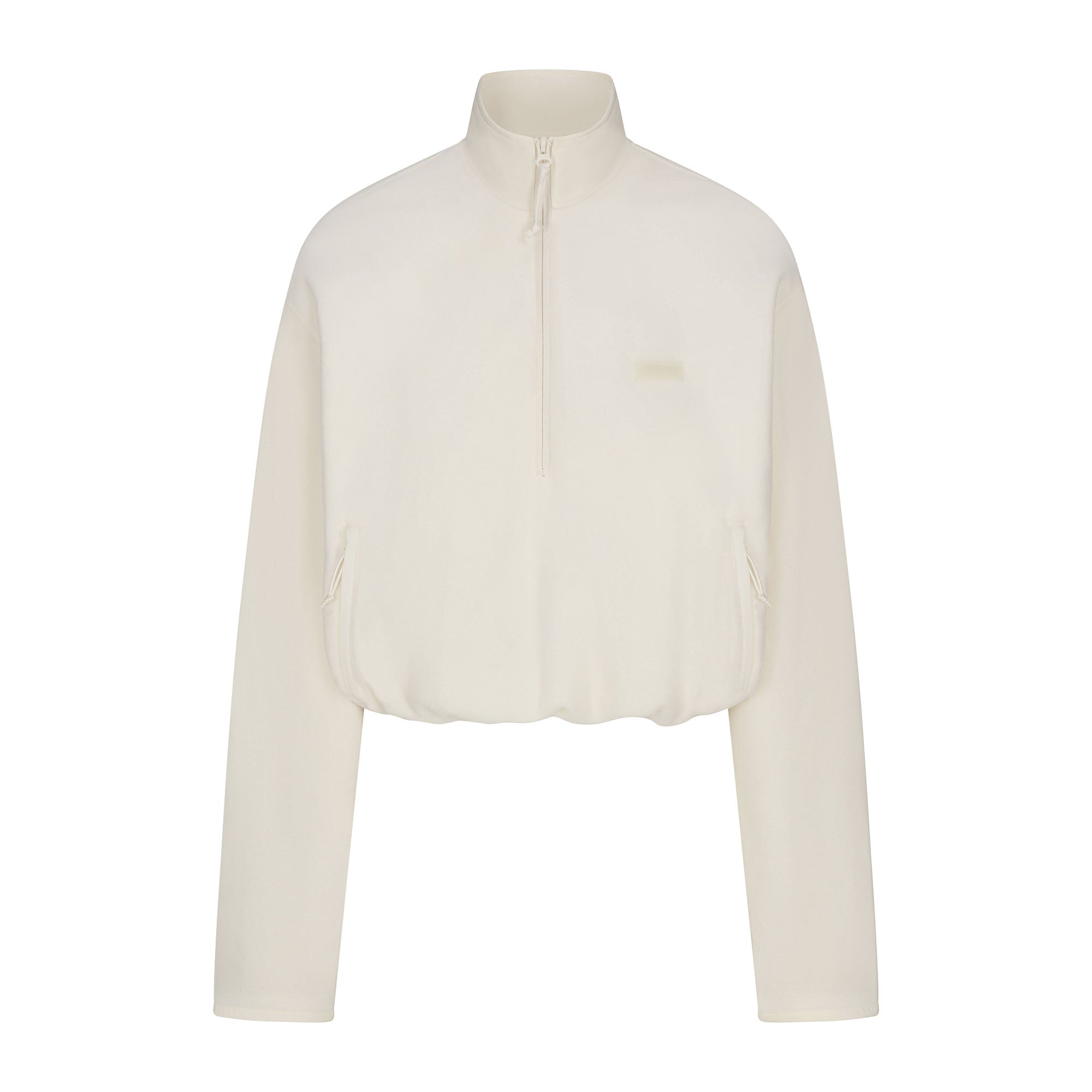 SKIMS OUTDOOR FLEECE HALF ZIP PULLOVER | ECRU - Sneaker Türkiye