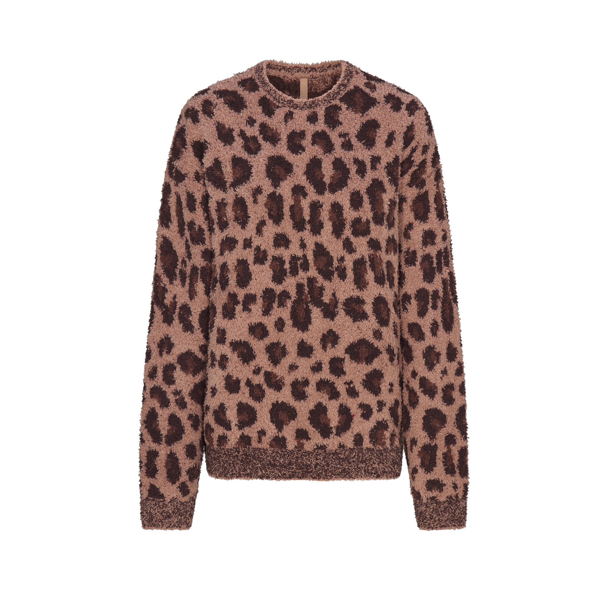 SKIMS COZY OVERBedenD CREWNECK PULLOVER | SIENNA LEOPARD PRINT - Sneaker Türkiye