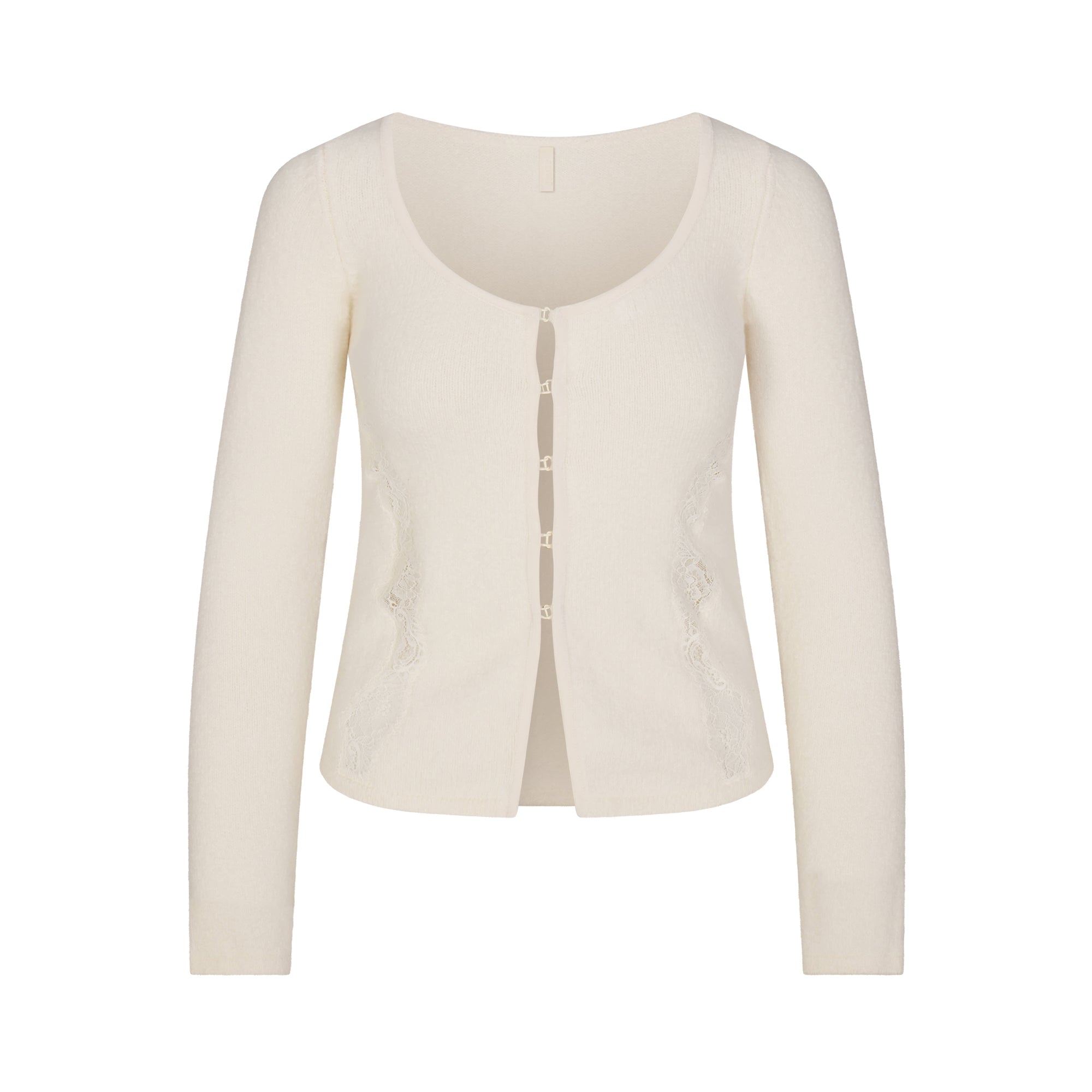 SKIMS LACE KNIT LONG SLEEVE CARDIGAN | SUGAR - Sneaker Türkiye
