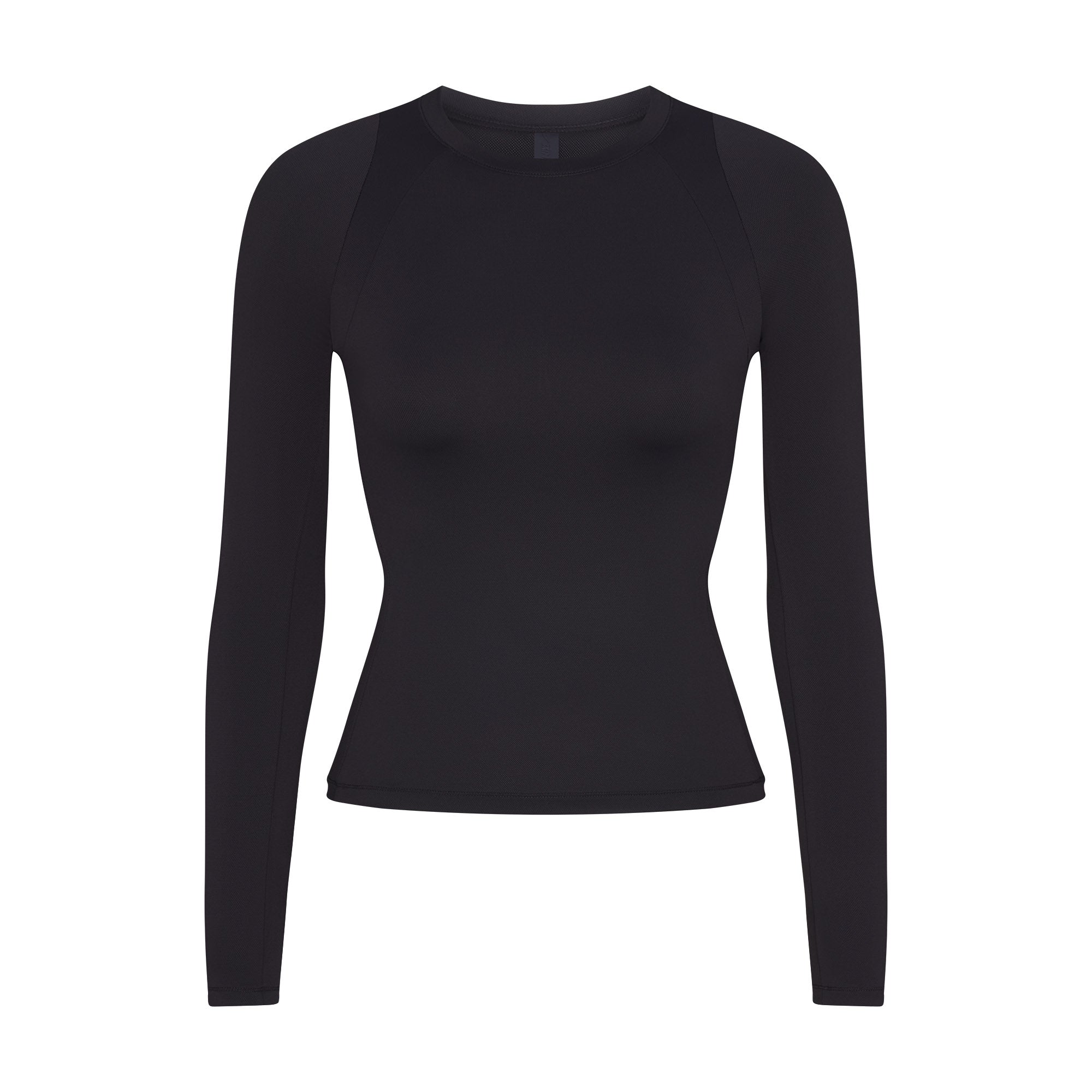 NikeSKIMS AIRY LONG SLEEVE CREW NECK TOP | OBSIDIAN - Sneaker Türkiye