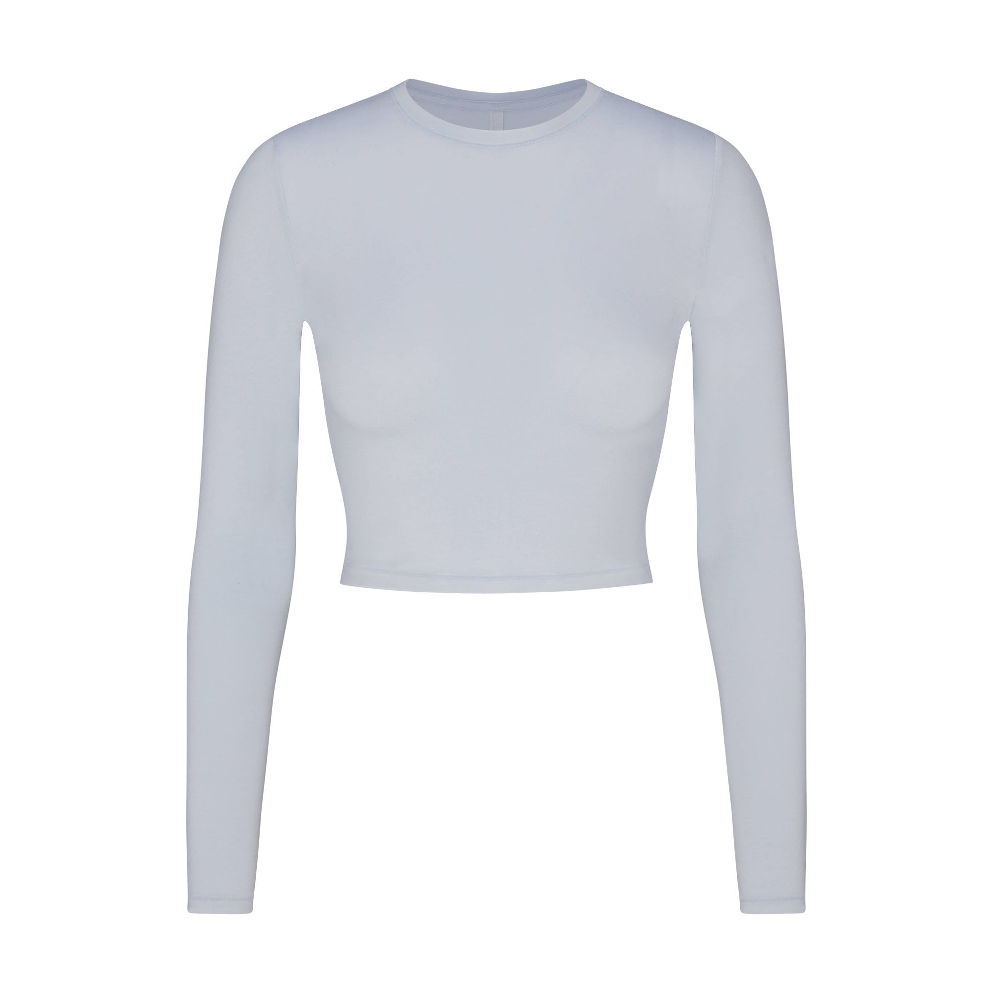 SKIMS SLEEP SUPER CROPPED LONG SLEEVE | ZEN BLUE - Sneaker Türkiye