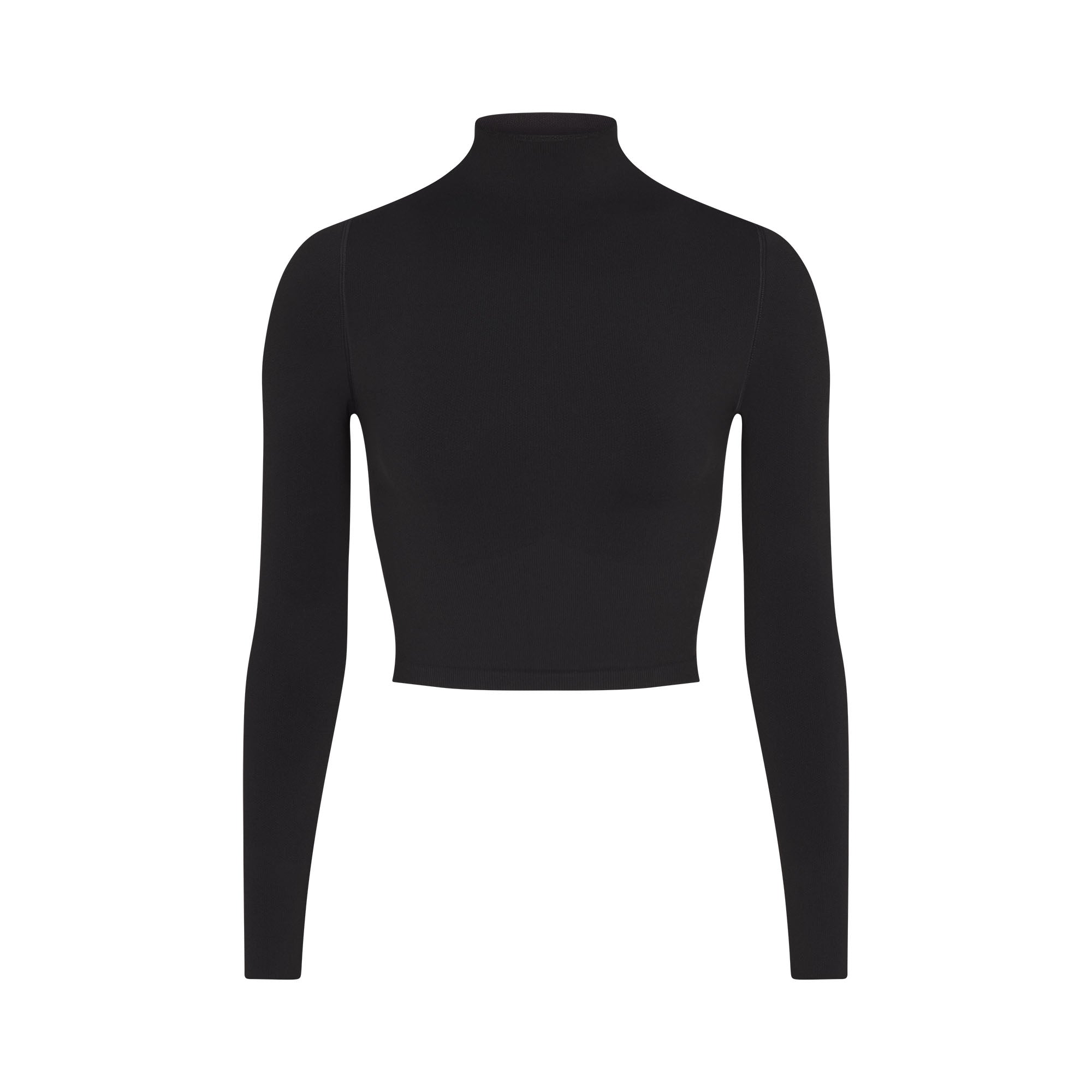 NikeSKIMS VINTAGE SEAMLESS MOCK NECK CROP TOP | OBSIDIAN - Sneaker Türkiye