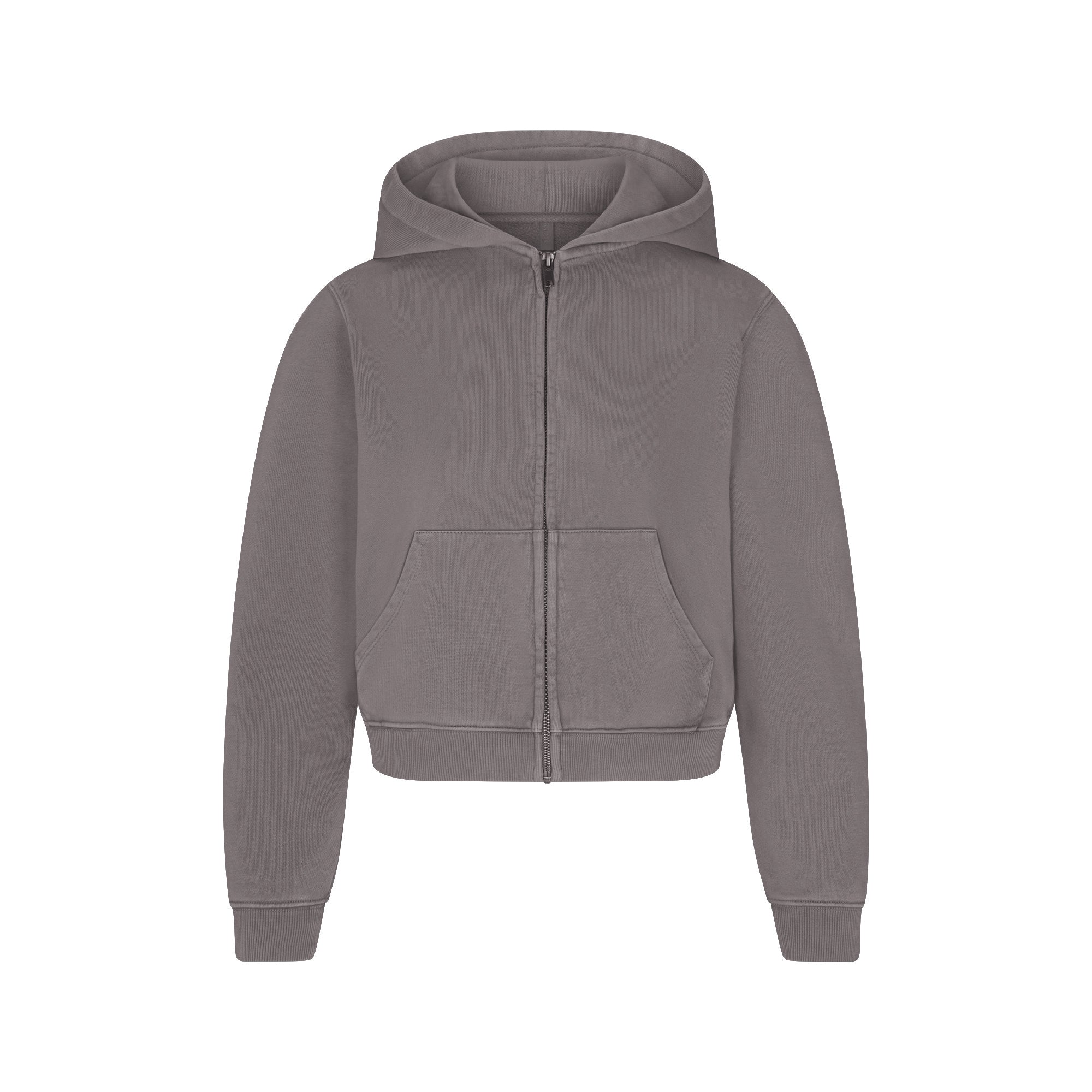 SKIMS BOYFRIEND FLEECE ZIP UP HOODIE | SHADOW - Sneaker Türkiye