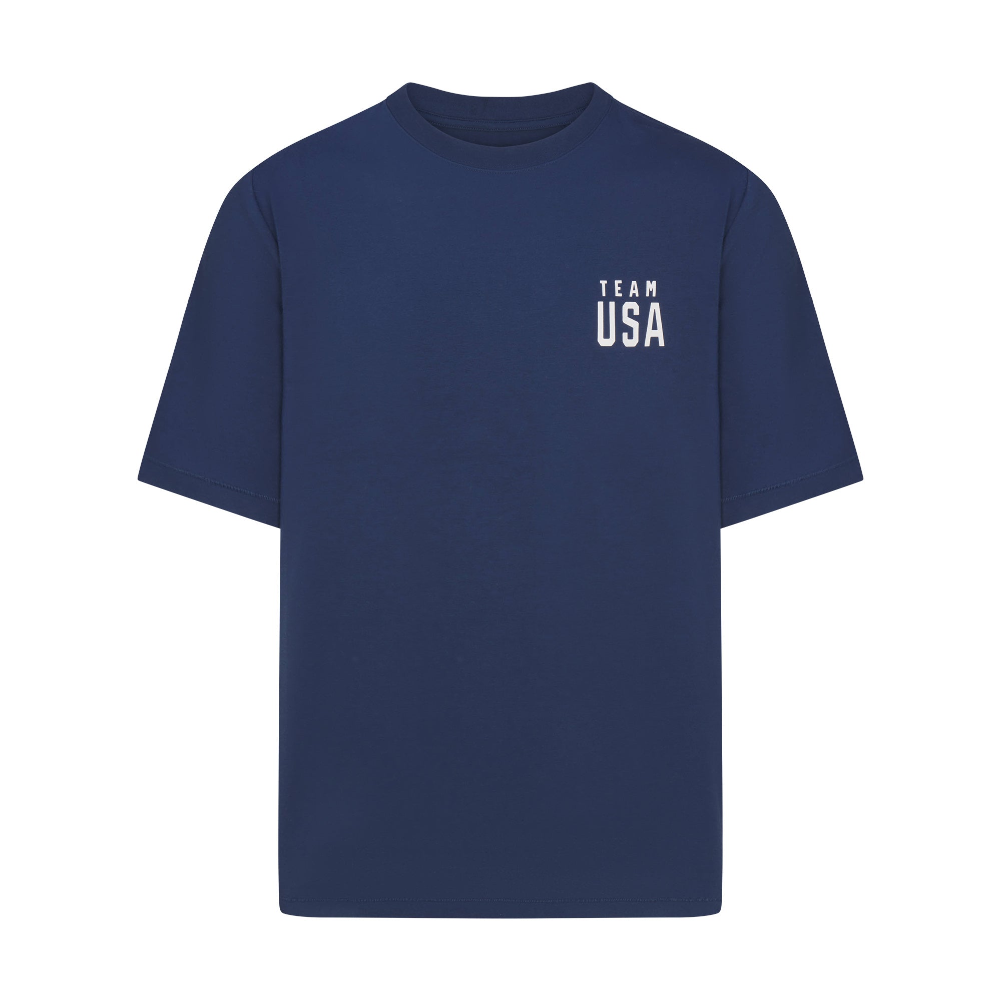 SKIMS FOR TEAM USA JERSEY SLEEP MENS OLYMPIC T-SHIRT | NAVY - Sneaker Türkiye