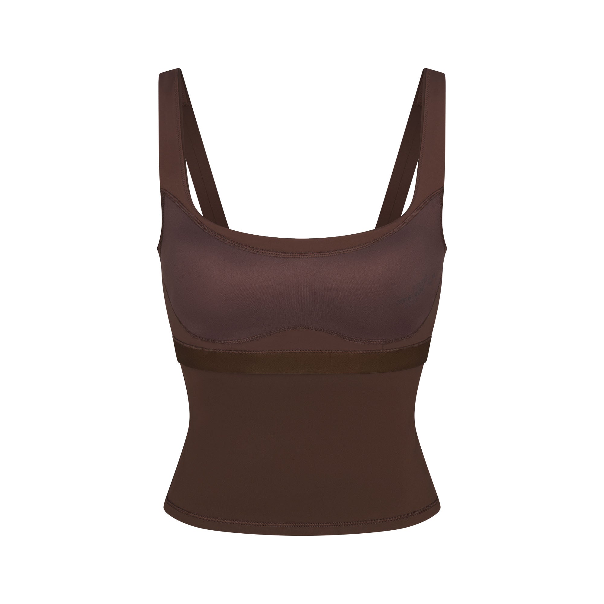 NikeSKIMS MATTE SQUARE NECK TANK | DARK SEPIA - Sneaker Türkiye