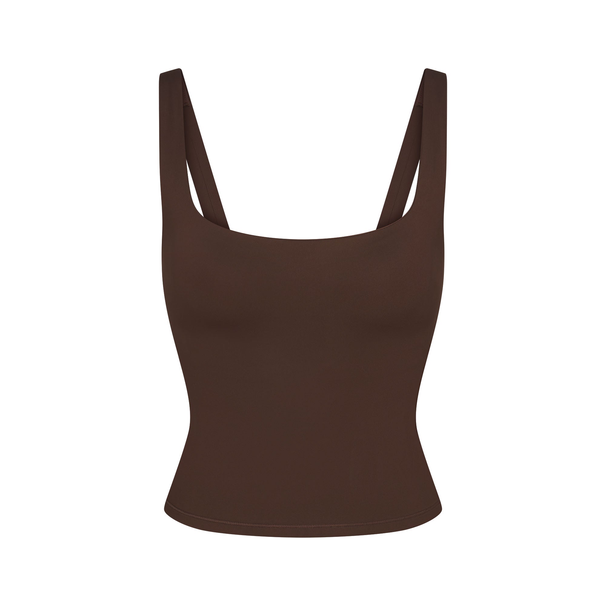 NikeSKIMS MATTE SQUARE NECK TANK | DARK SEPIA - Sneaker Türkiye