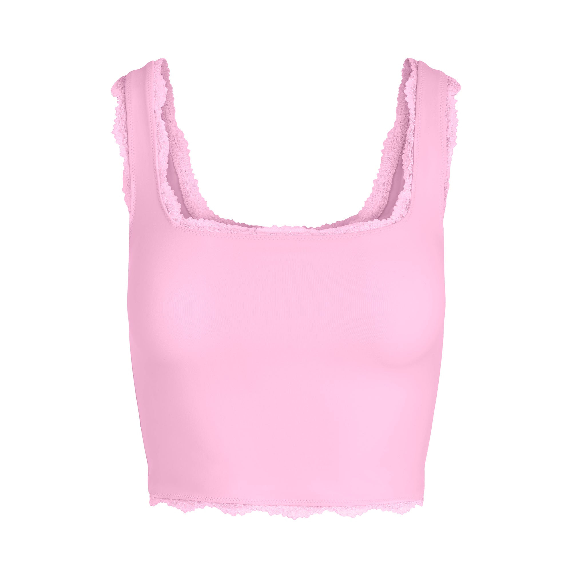 SKIMS FITS EVERYBODY LACE TANK | BUBBLE GUM TONAL - Sneaker Türkiye