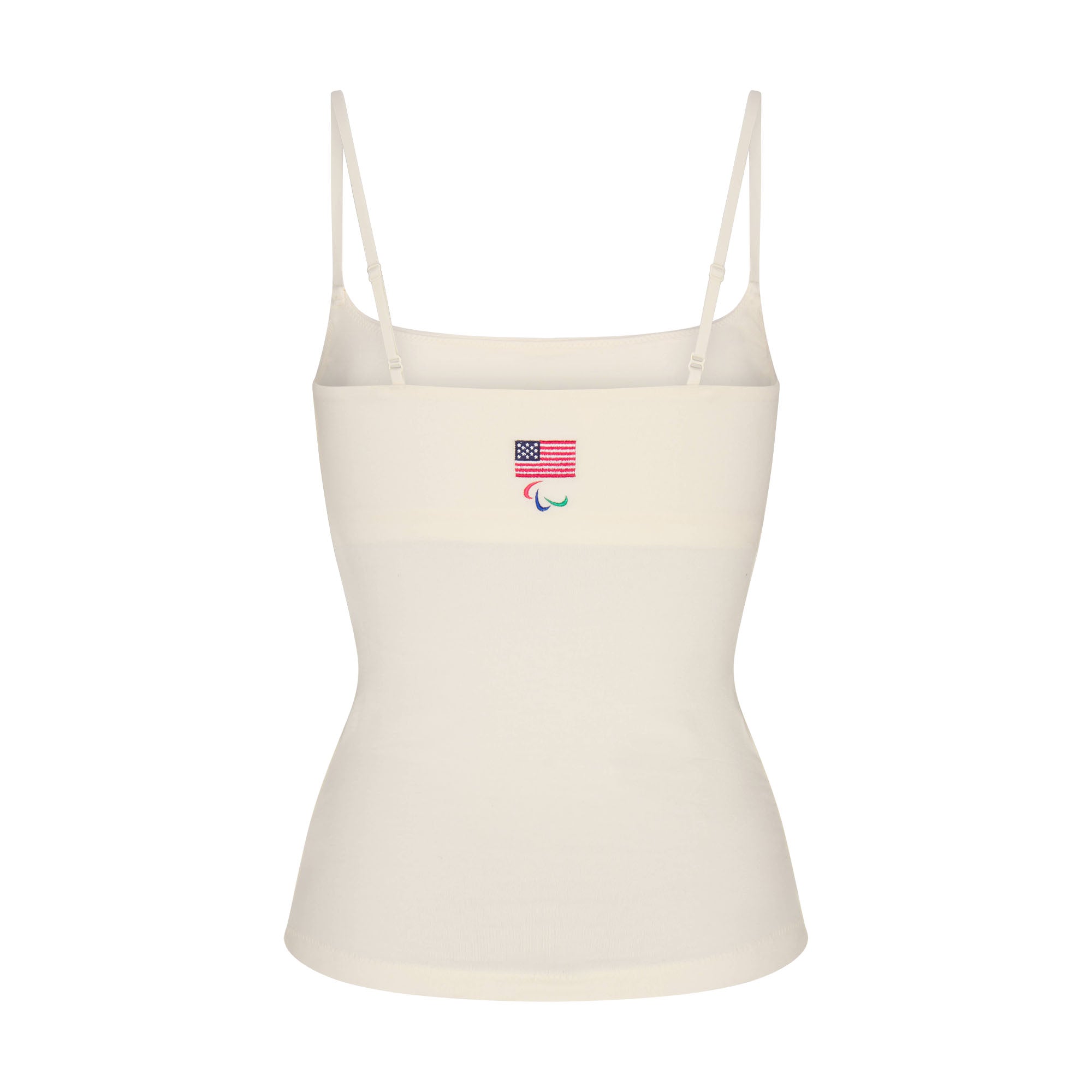 SKIMS FOR TEAM USA COTTON JERSEY PARALYMPIC CAMI | ECRU - Sneaker Türkiye