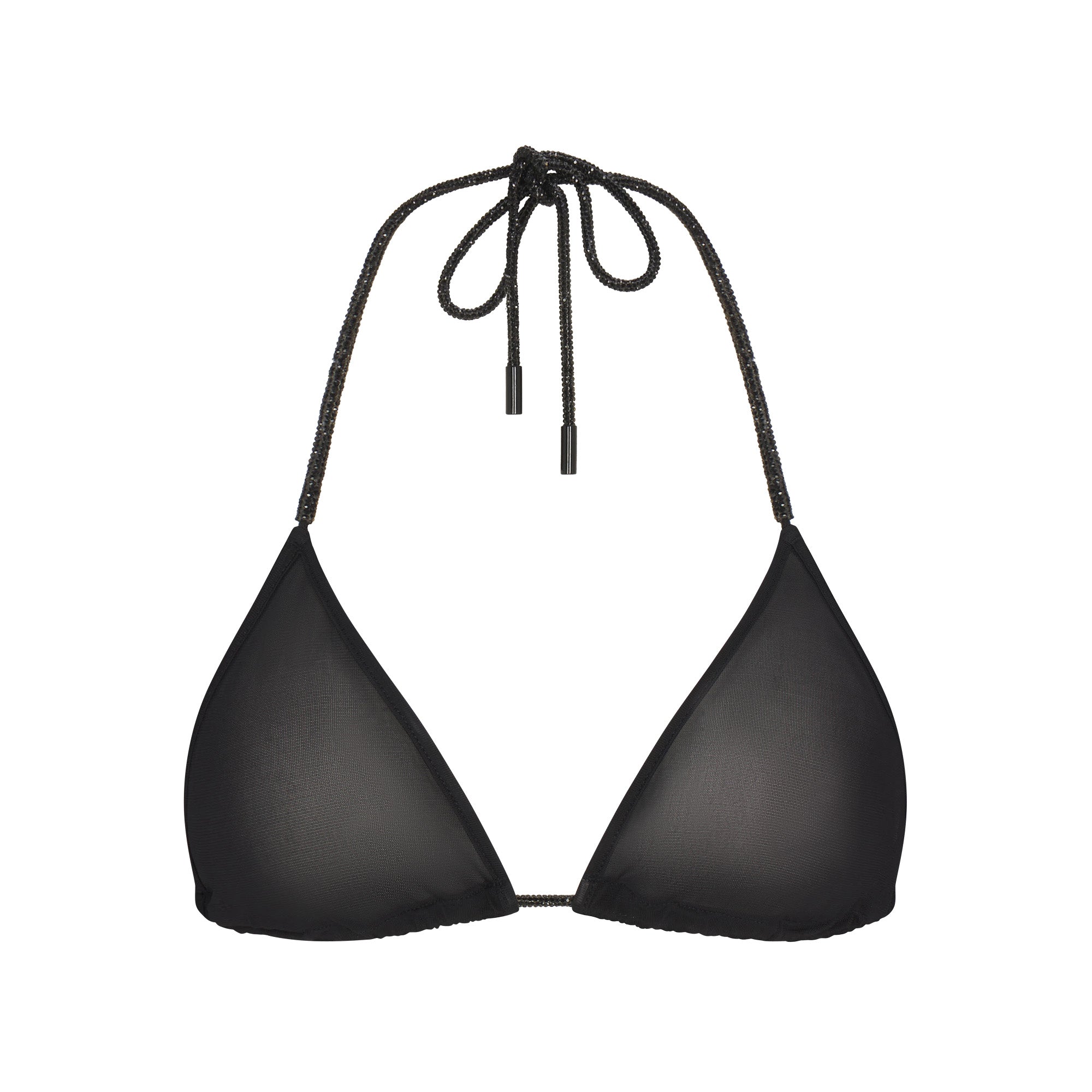 SKIMS RHINESTONE KNIT TRIANGLE BRALETTE | ONYX - Sneaker Türkiye