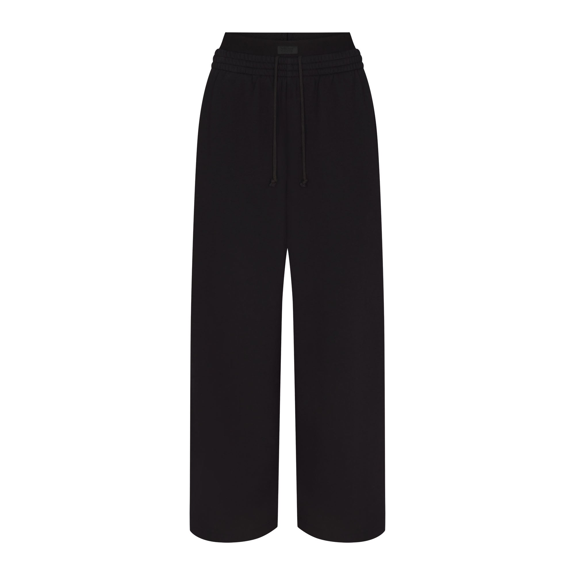 SKIMS COTTON FLEECE OVERBedenD DOUBLE WAISTBAND PANT | ONYX - Sneaker Türkiye