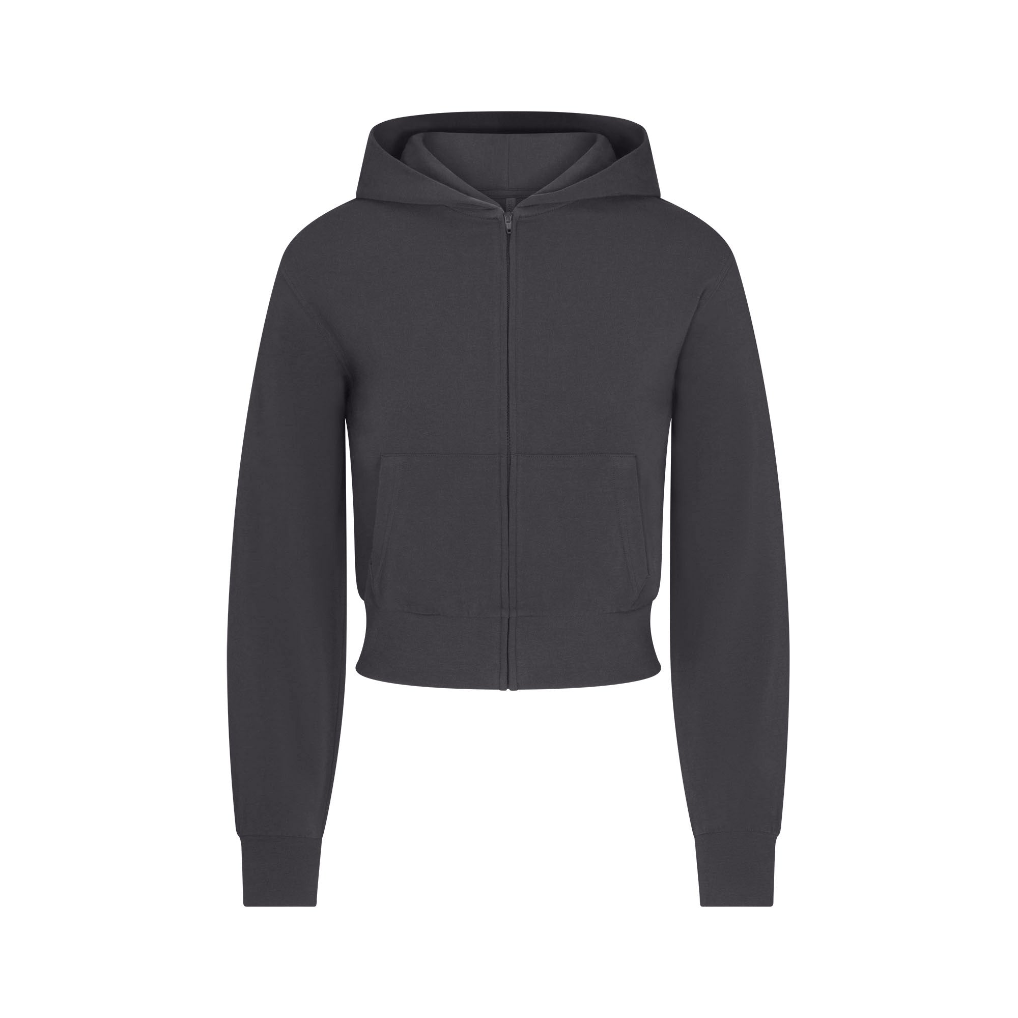 SKIMS COTTON JERSEY ZIP UP HOODIE | ASH - Sneaker Türkiye