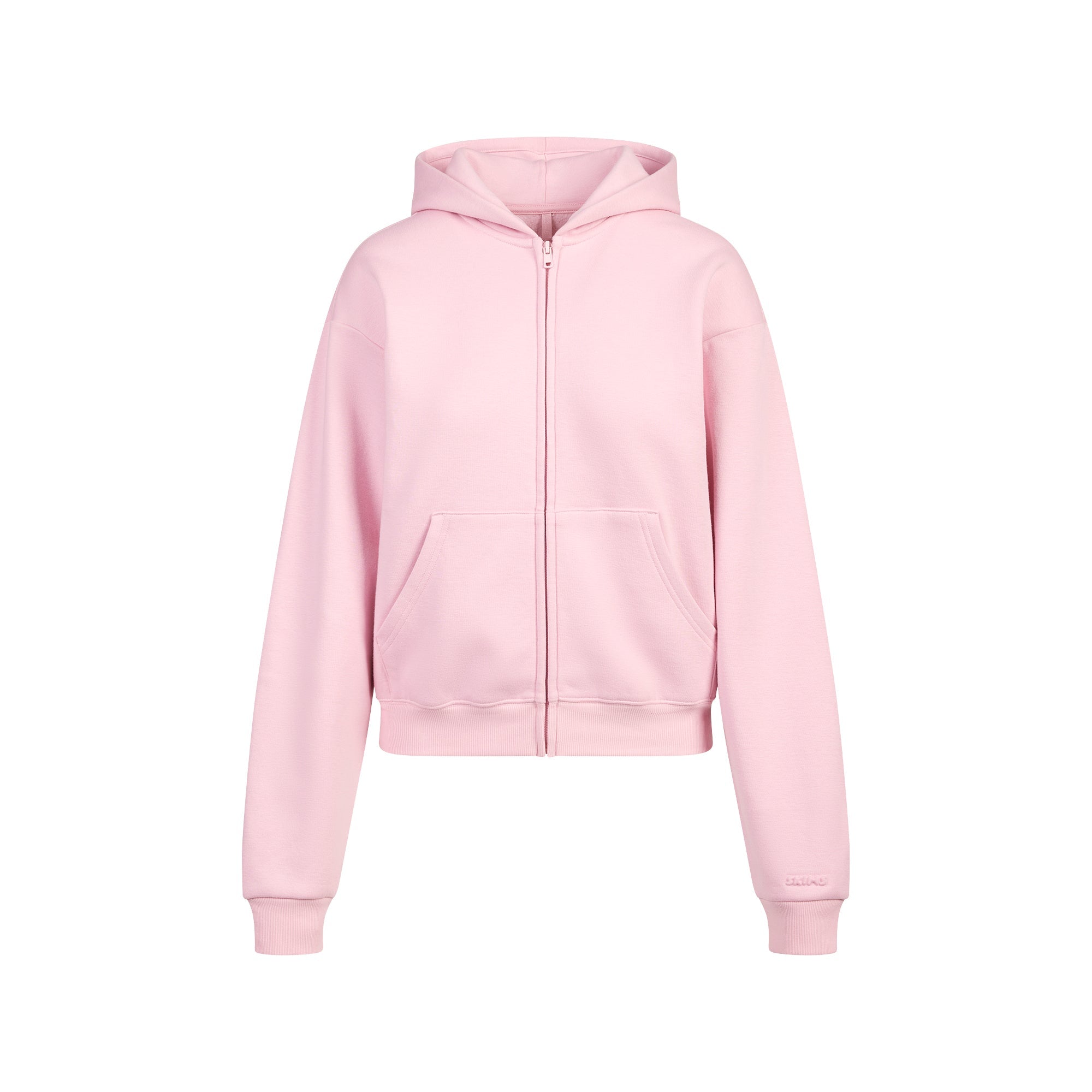 SKIMS COTTON FLEECE CLASSIC ZIP UP HOODIE | HALITE - Sneaker Türkiye