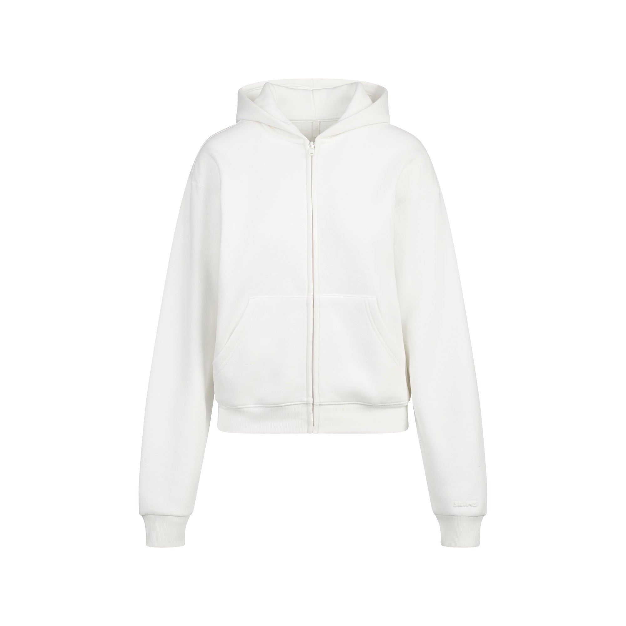 SKIMS COTTON FLEECE CLASSIC ZIP UP HOODIE | MARBLE - Sneaker Türkiye