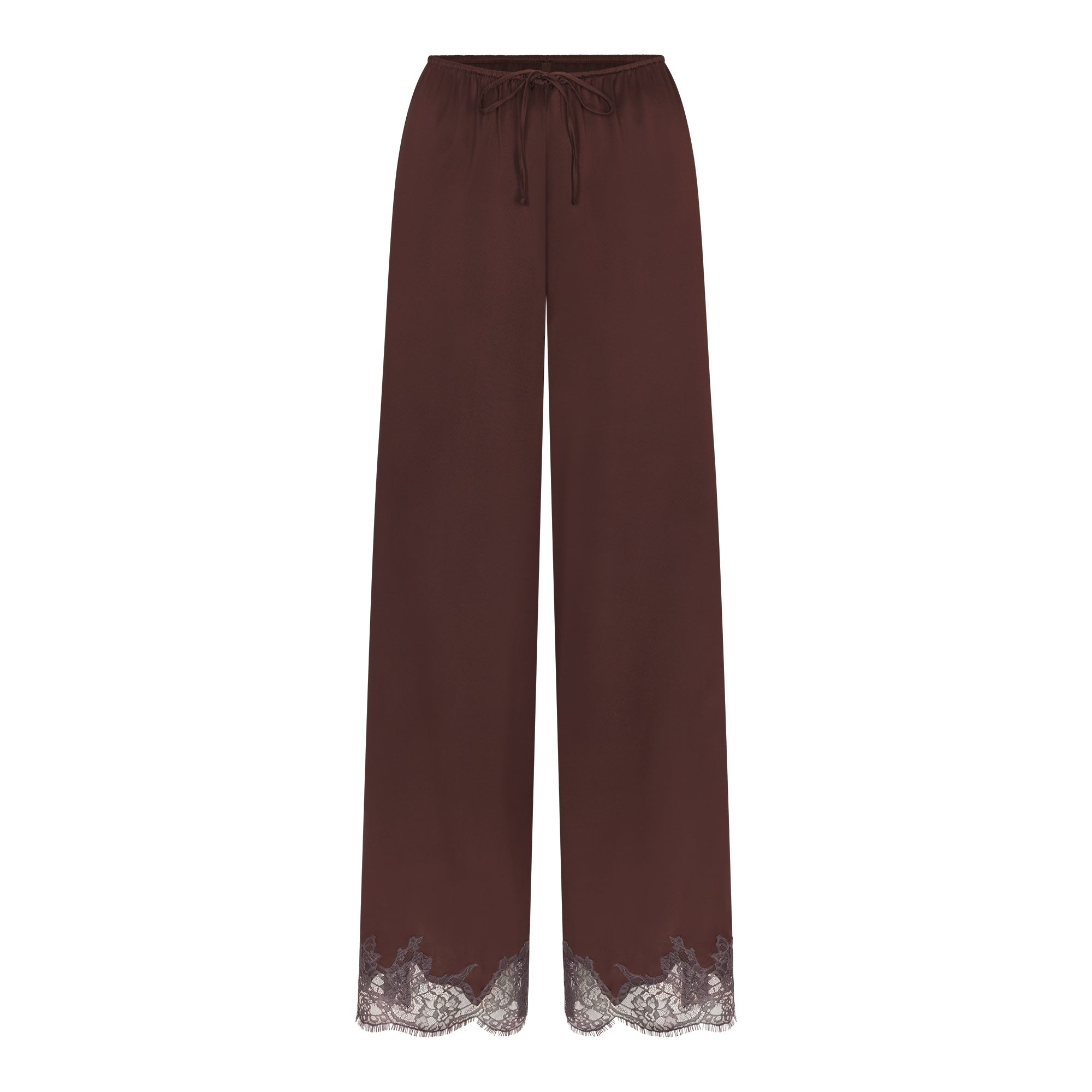 SKIMS SILK LACE STRAIGHT LEG PANT | ESPRESSO CONTRAST - Sneaker Türkiye