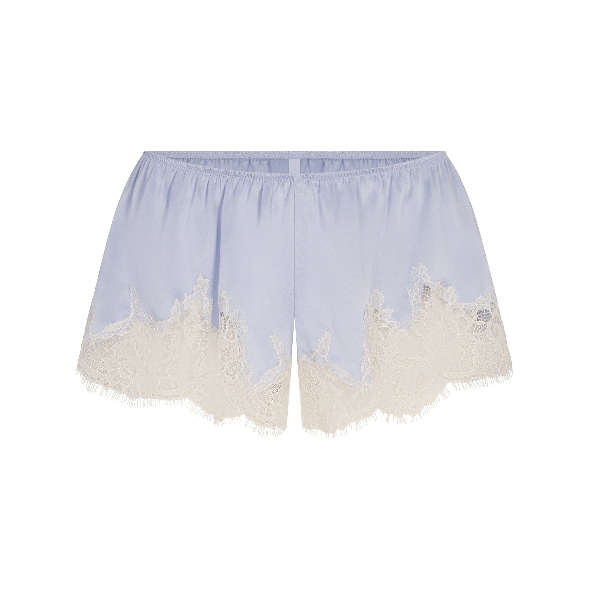 SKIMS SILK LACE GARTER CAMI AND SHORT SET | PERIWINKLE CONTRAST - Sneaker Türkiye