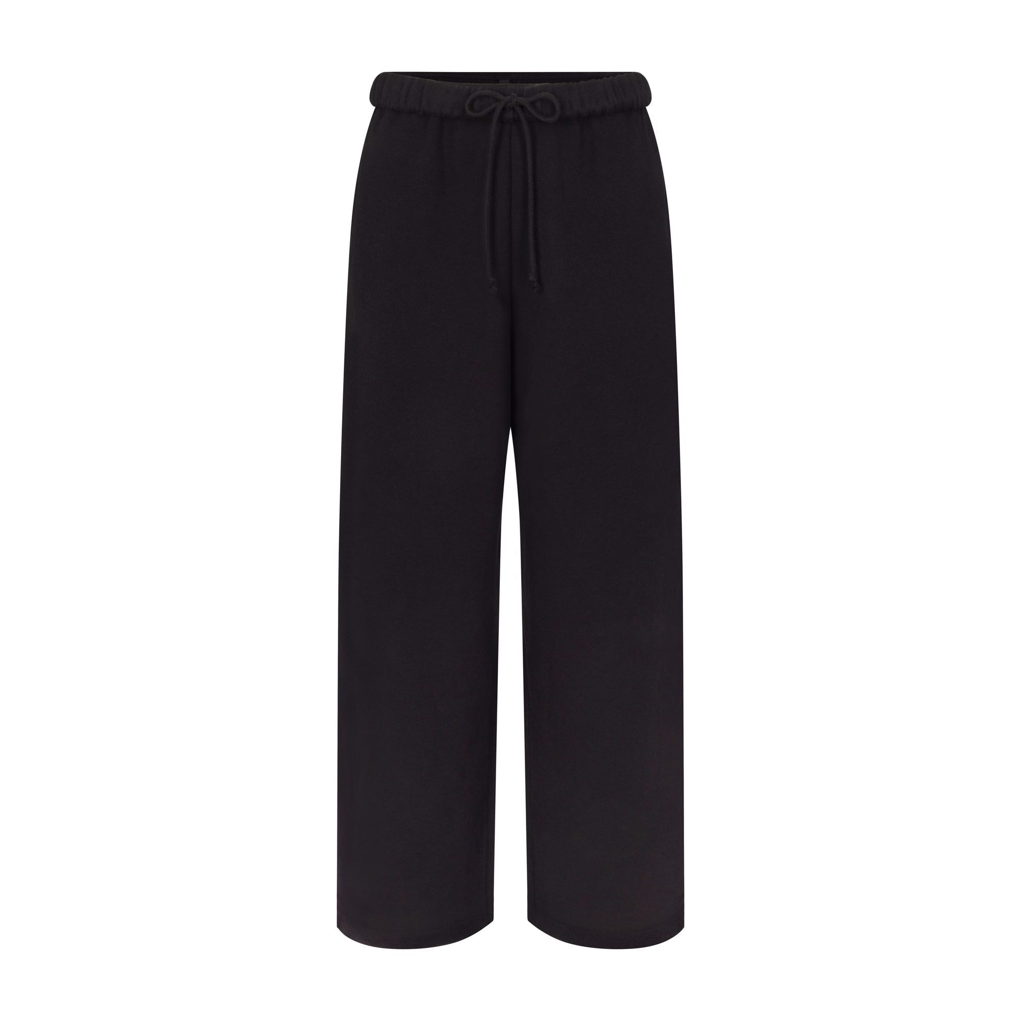 SKIMS COTTON FLEECE CLASSIC STRAIGHT LEG PANT | ONYX - Sneaker Türkiye