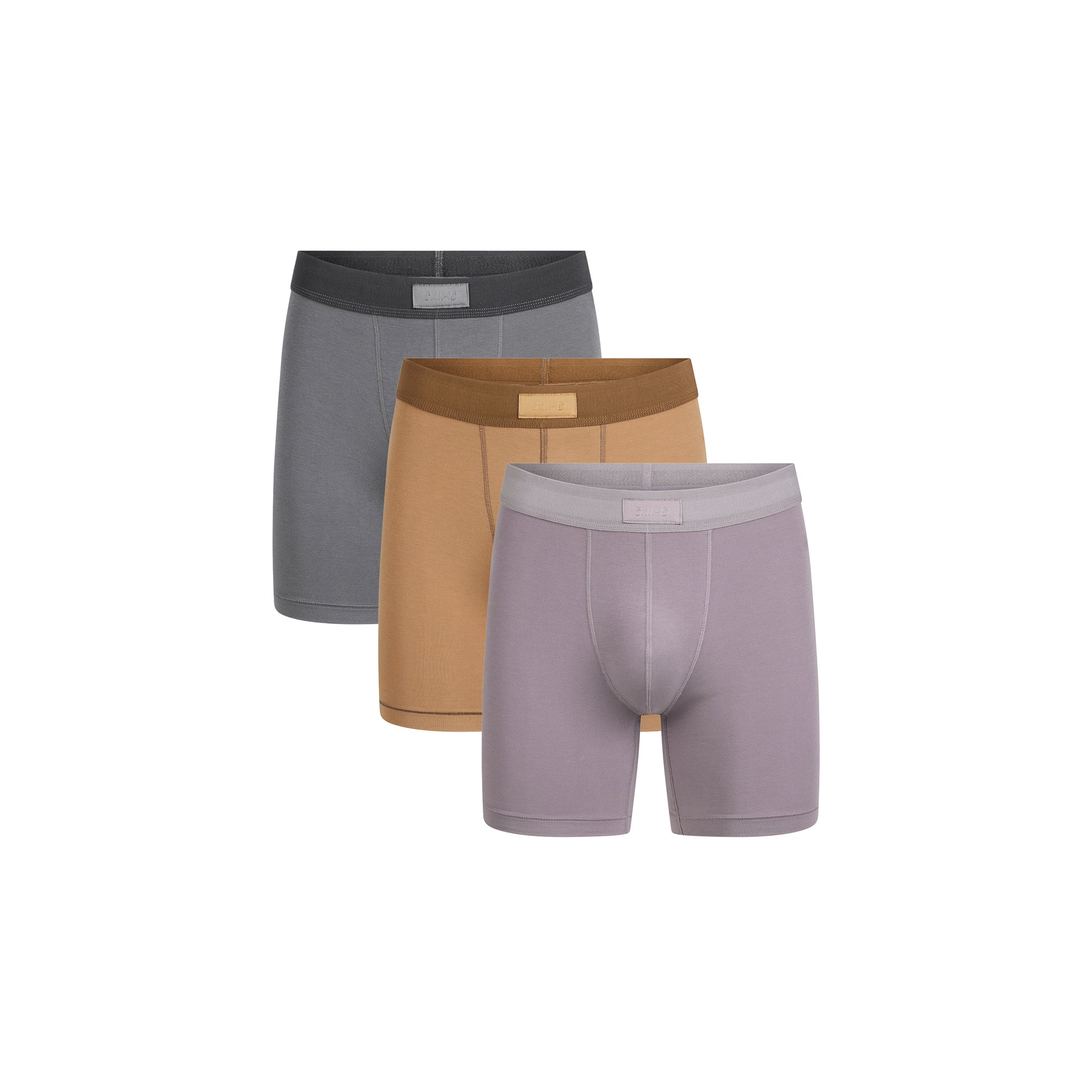 SKIMS COTTON MENS 5″ BOXER BRIEF 3-PACK | RUSSET MULTI - Sneaker Türkiye