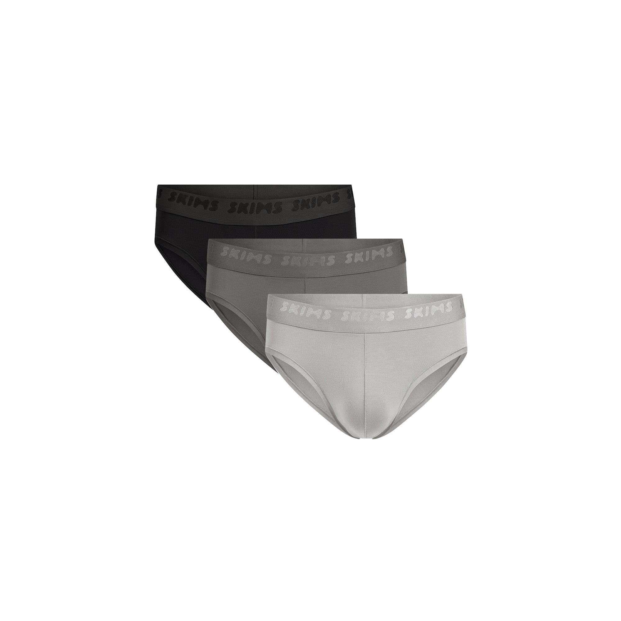 SKIMS STRETCH MENS BRIEF 3-PACK | GUNMETAL MULTI - Sneaker Türkiye