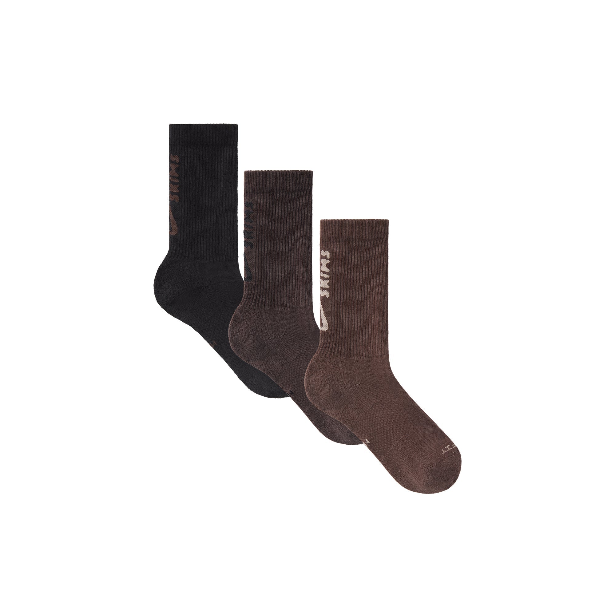 NikeSKIMS ACCESSORIES DRI-FIT CREW SOCK 3-PACK | DARK SEPIA MULTI - Sneaker Türkiye