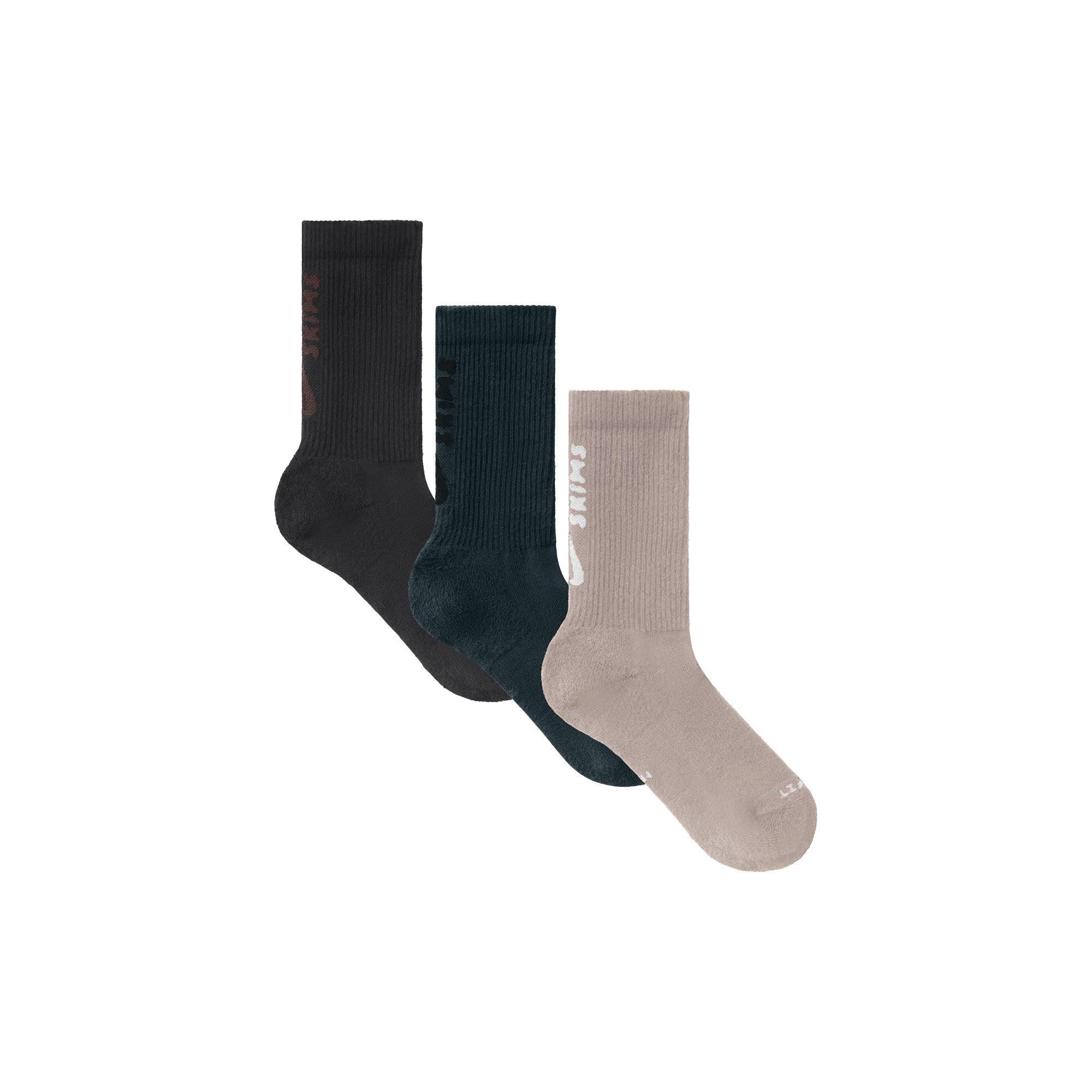 NikeSKIMS ACCESSORIES DRI-FIT CREW SOCK 3-PACK | DARK TEAL MULTI - Sneaker Türkiye