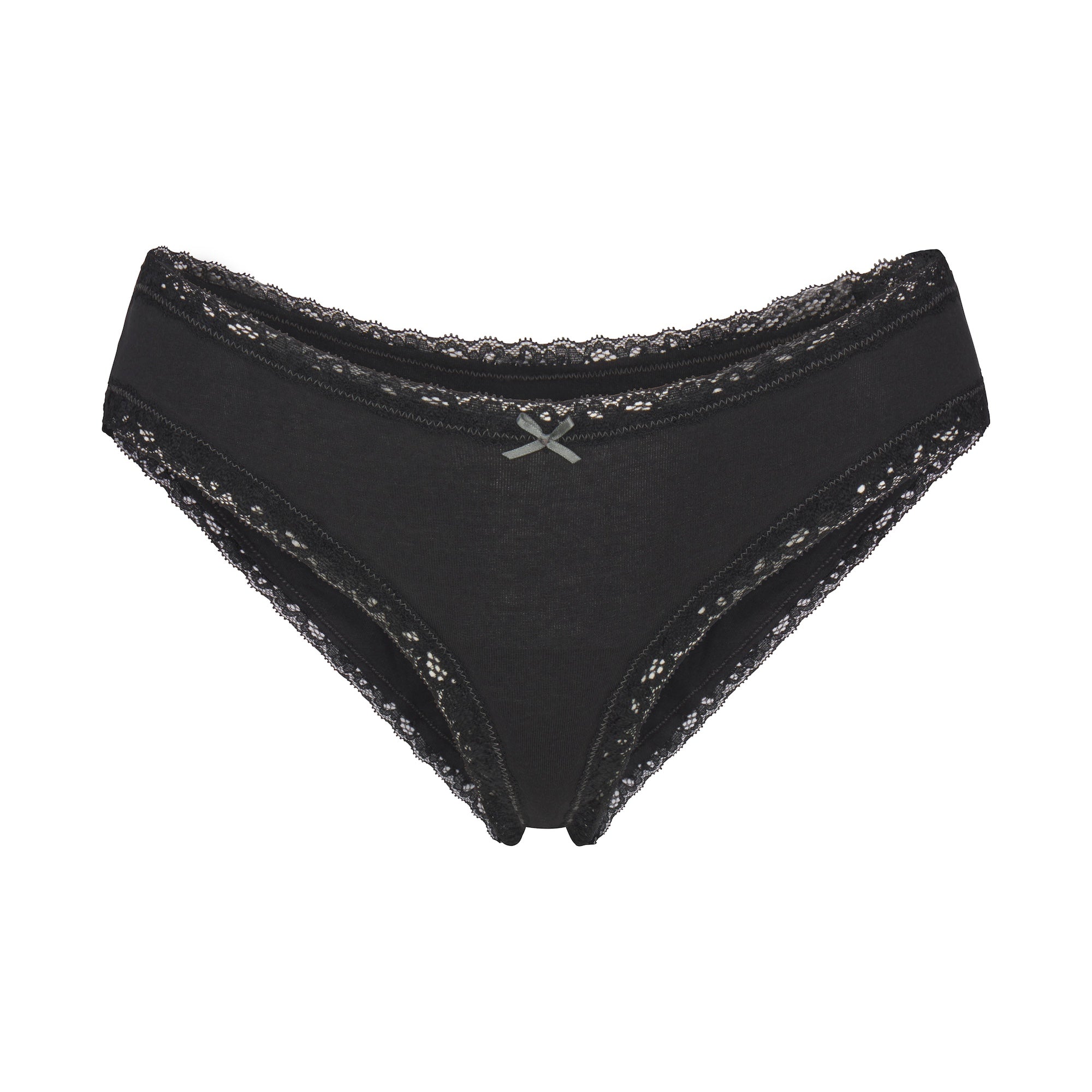 SKIMS LIGHTWEIGHT COTTON LACE BRIEF | SOOT - Sneaker Türkiye