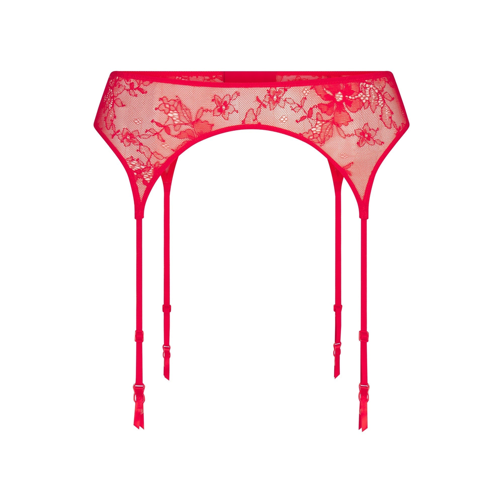 SKIMS ULTRA FINE LACE GARTER BELT | RUBY - Sneaker Türkiye