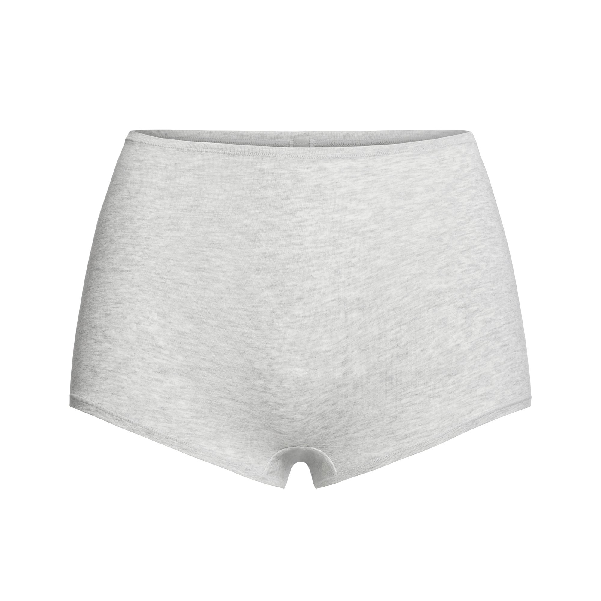 SKIMS COTTON JERSEY BOY SHORT | LIGHT HEATHER GREY - Sneaker Türkiye