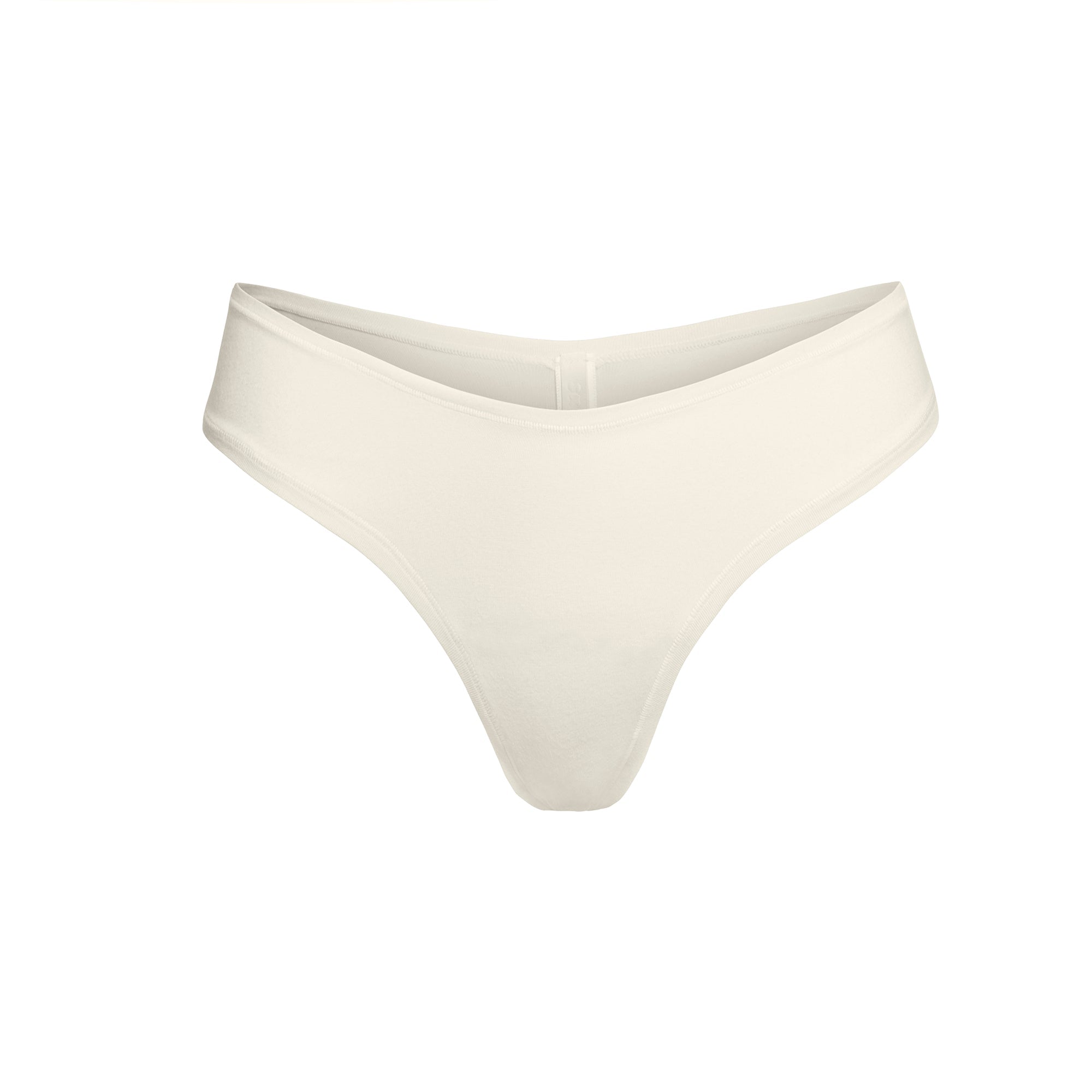 SKIMS COTTON JERSEY DIPPED THONG | BONE - Sneaker Türkiye