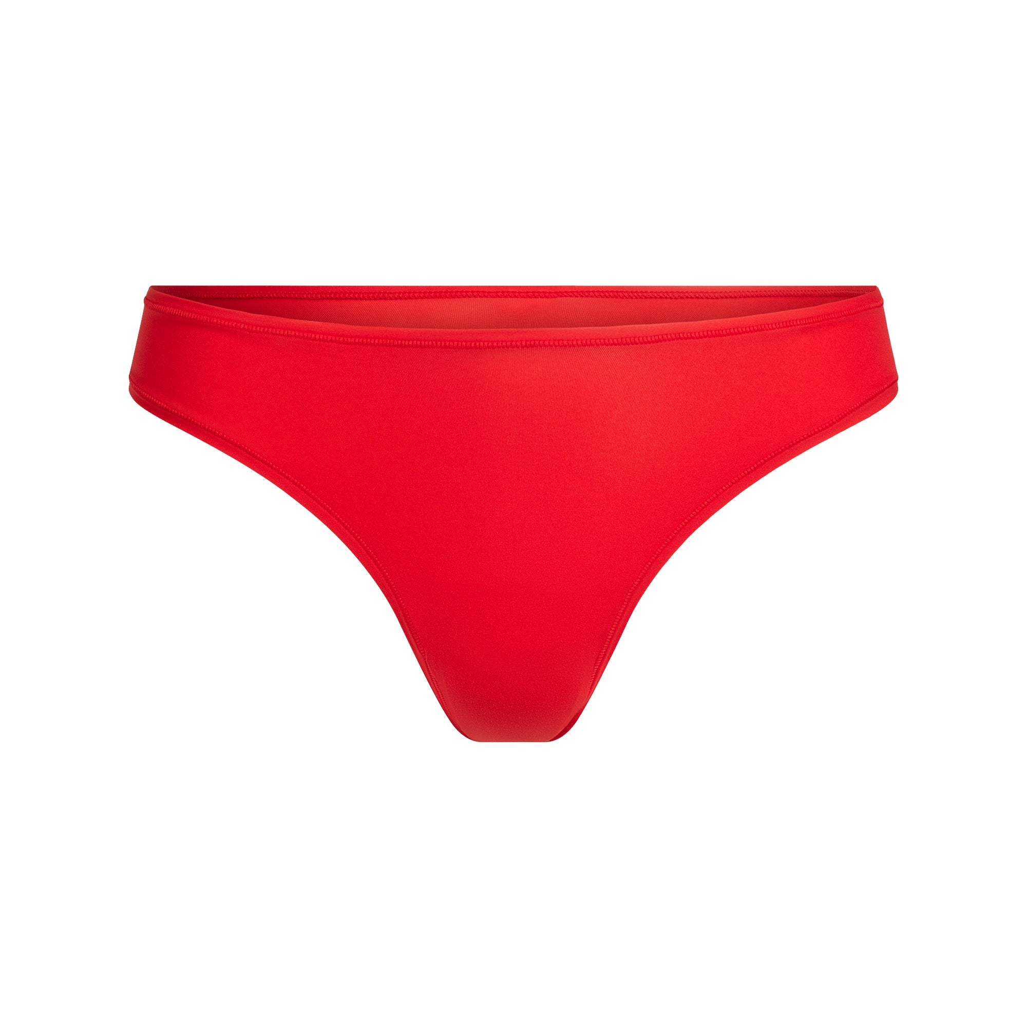 SKIMS FITS EVERYBODY DIPPED FRONT THONG | CHERRY - Sneaker Türkiye