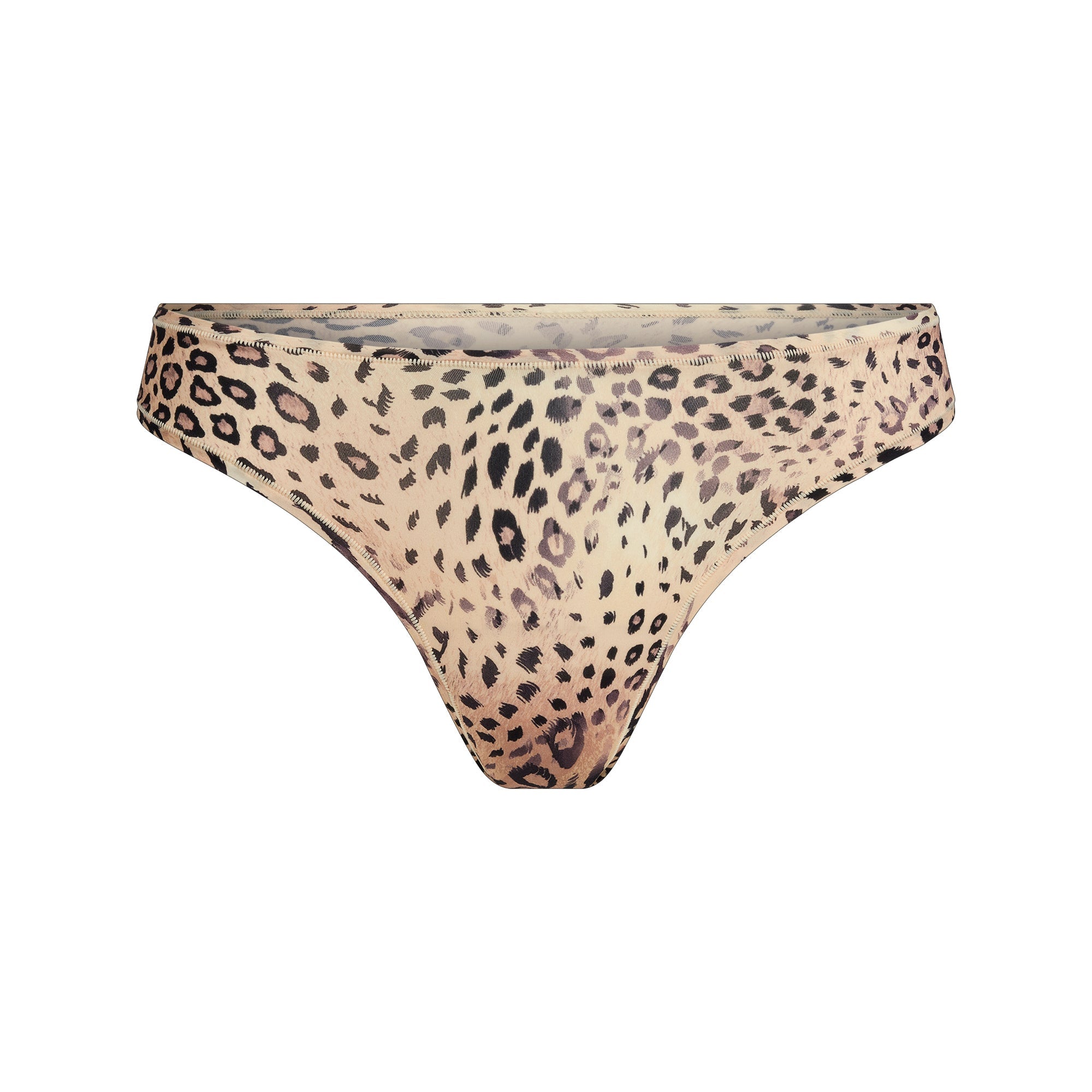SKIMS FITS EVERYBODY DIPPED FRONT THONG | SAND MULTI ANIMAL - Sneaker Türkiye