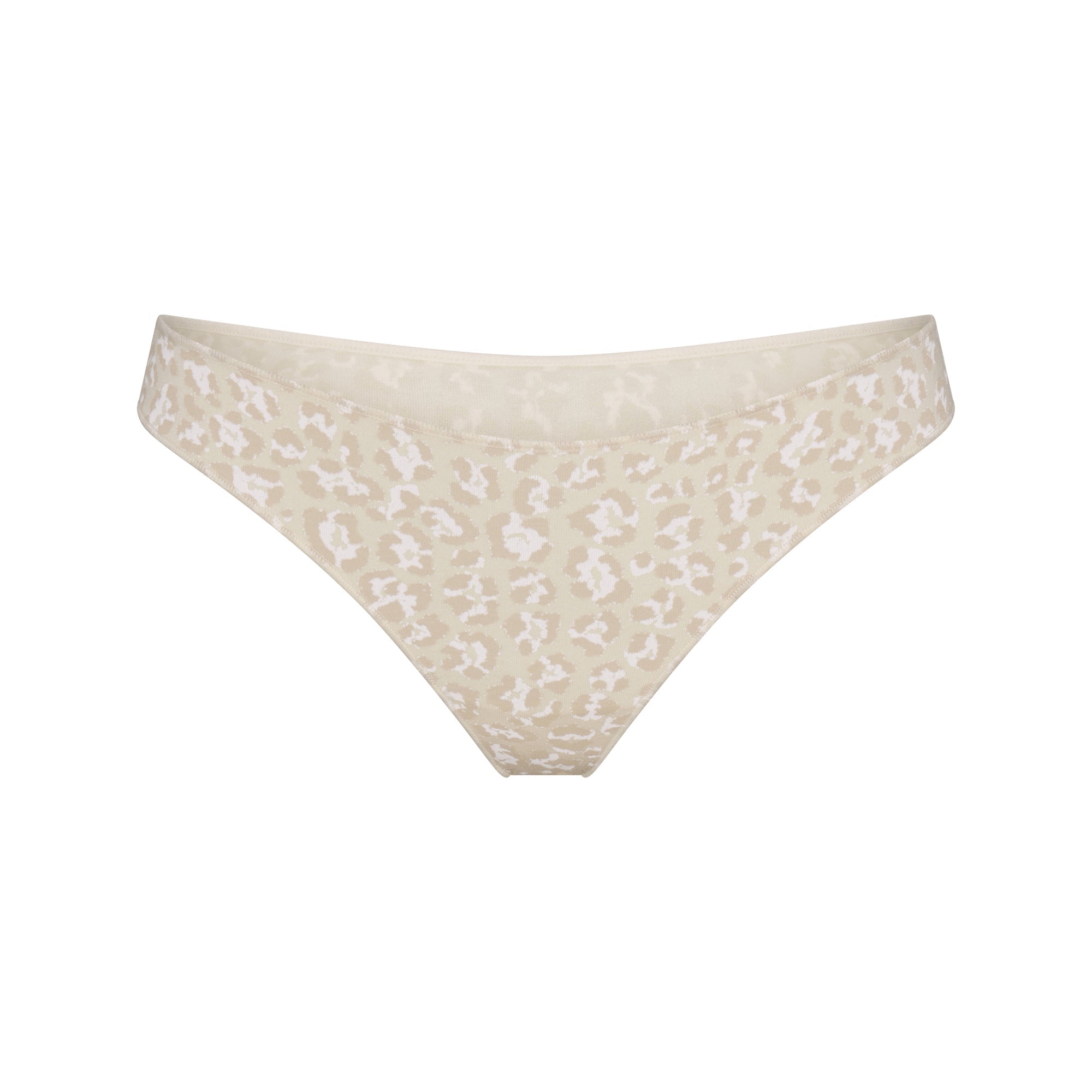 SKIMS LIGHTWEIGHT COTTON THONG | DELTA LEOPARD - Sneaker Türkiye