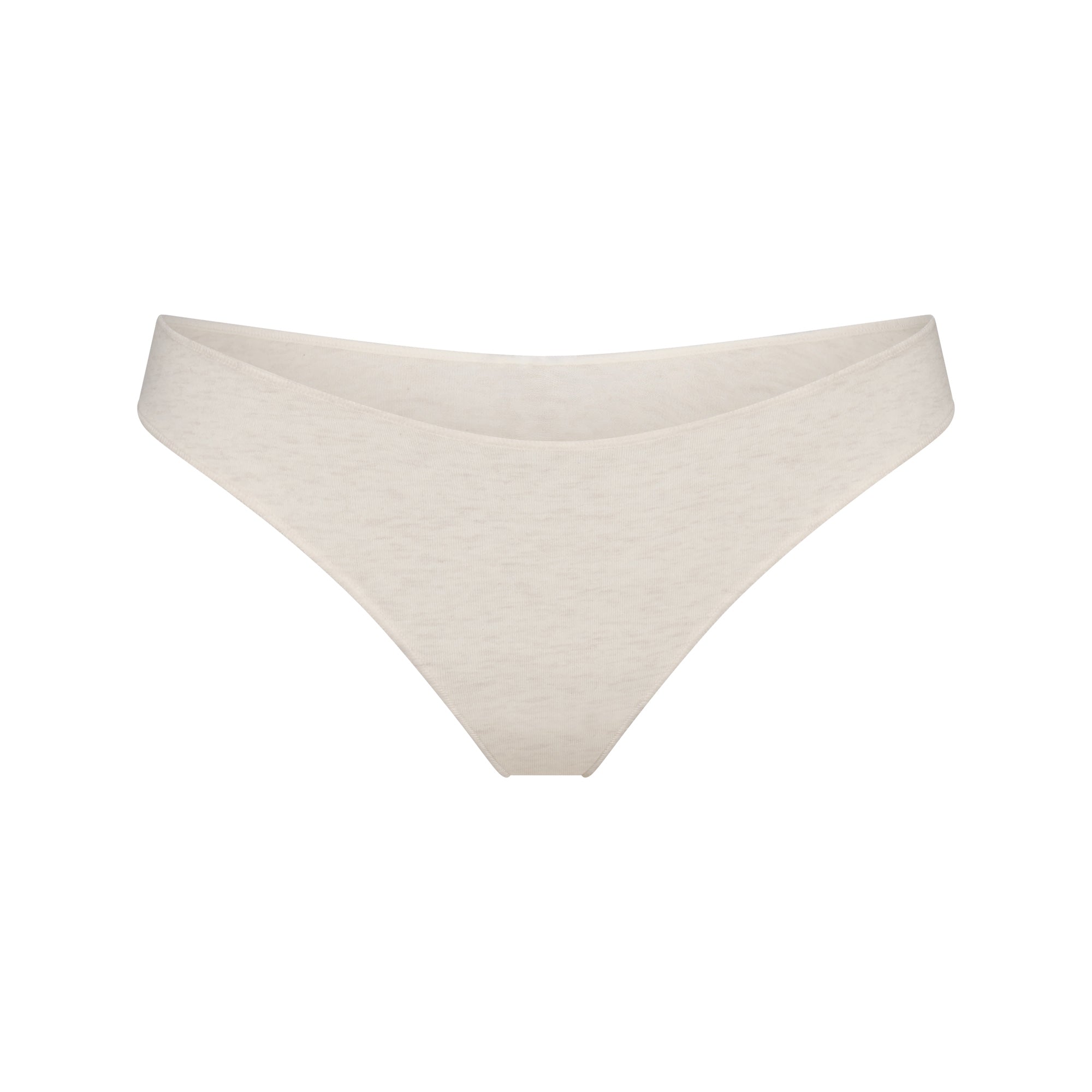SKIMS LIGHTWEIGHT COTTON THONG | OATMEAL HEATHER - Sneaker Türkiye