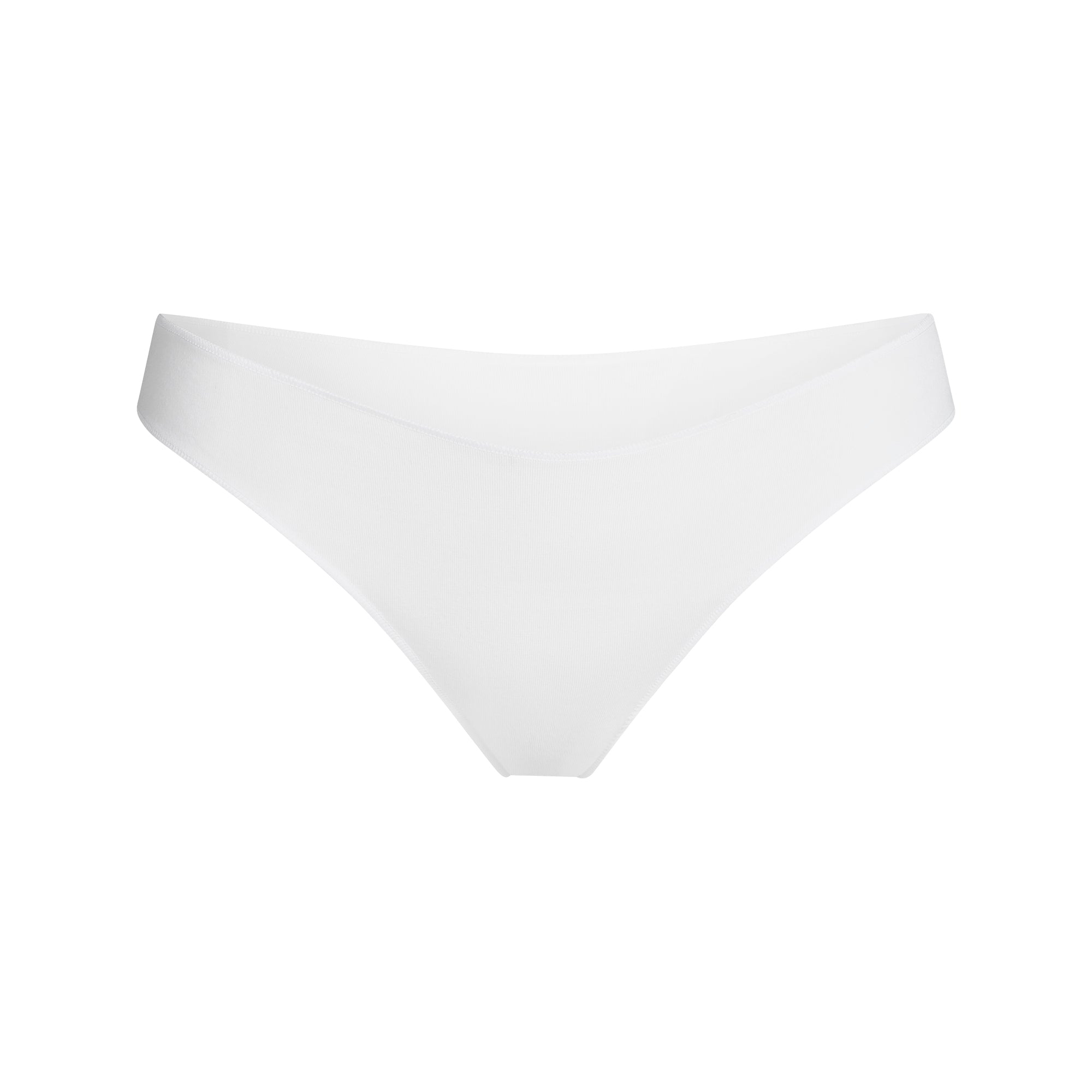 SKIMS LIGHTWEIGHT COTTON THONG | SNOW - Sneaker Türkiye