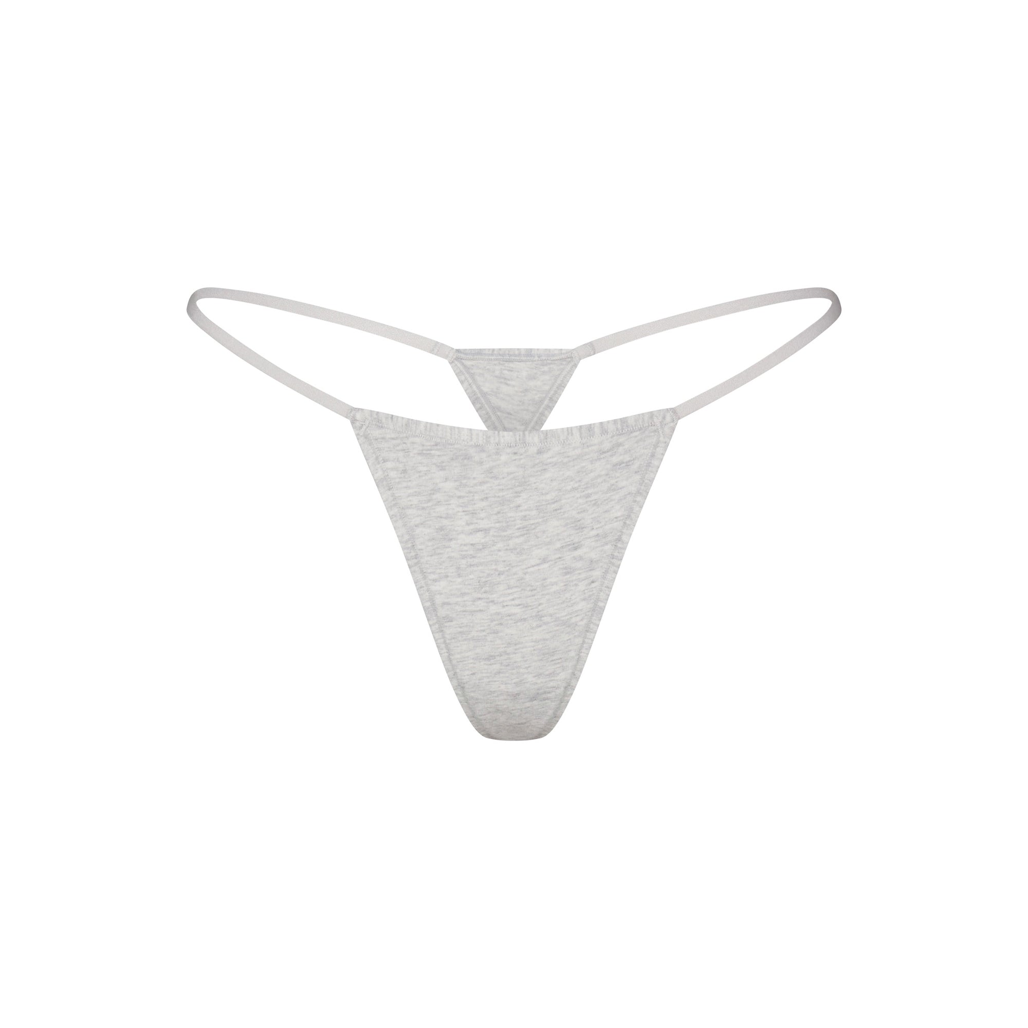 SKIMS EVERYDAY COTTON STRING THONG | LIGHT HEATHER GREY - Sneaker Türkiye