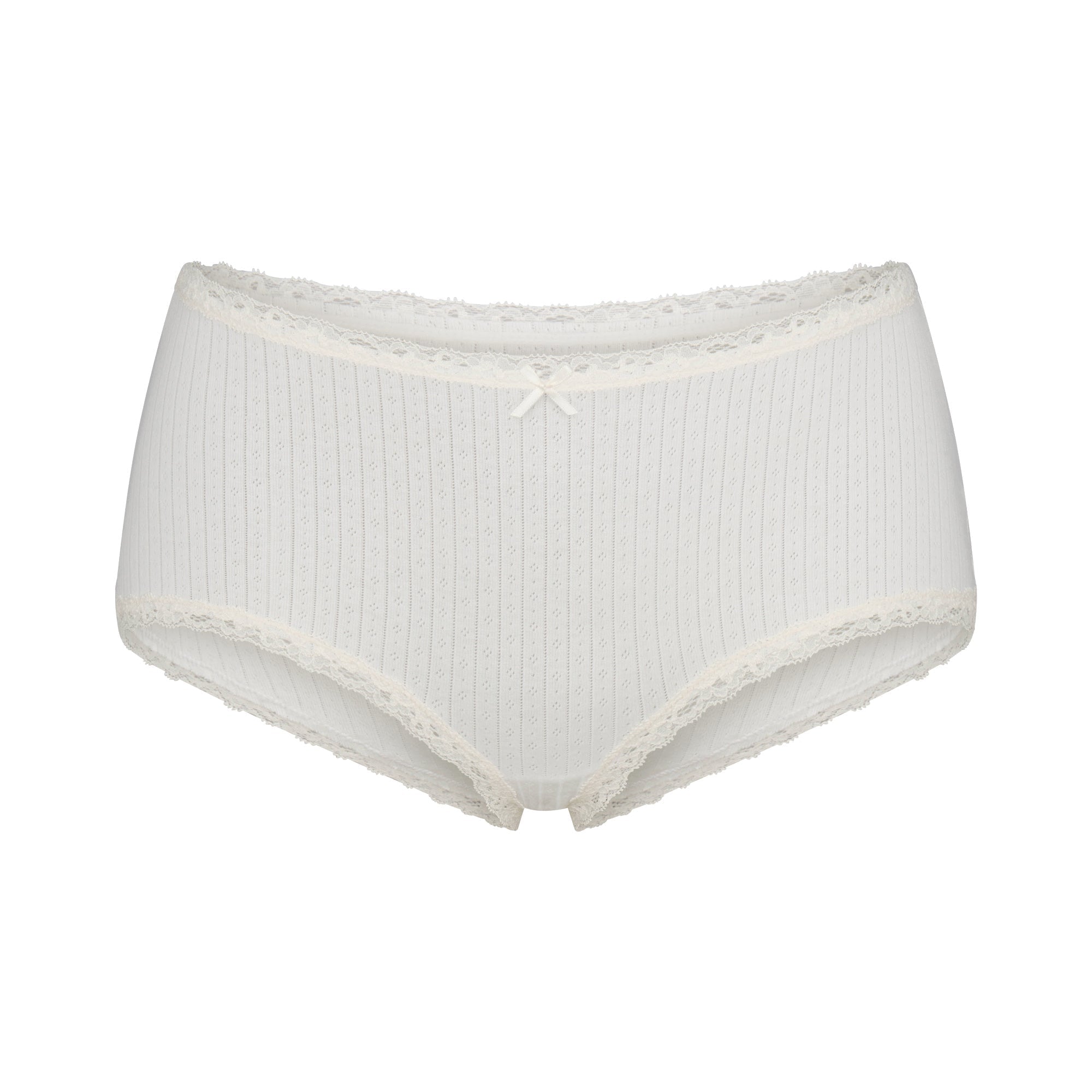 SKIMS LIGHTWEIGHT COTTON POINTELLE LACE BOY SHORT | MARBLE TONAL - Sneaker Türkiye