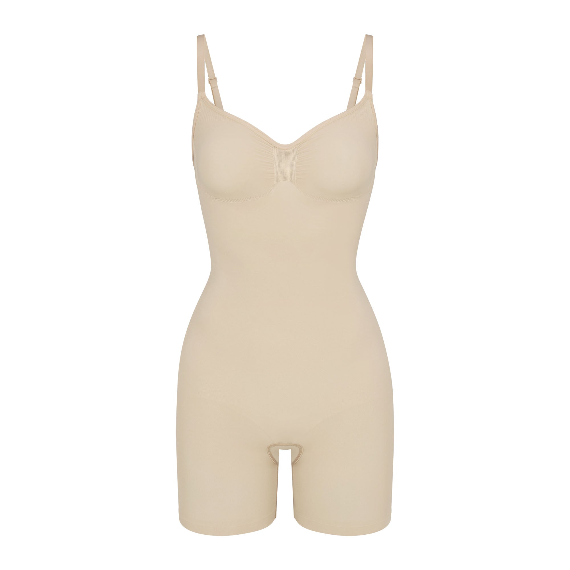 SKIMS SEAMLESS SCULPT MID THIGH BODYSUIT | SAND - Sneaker Türkiye