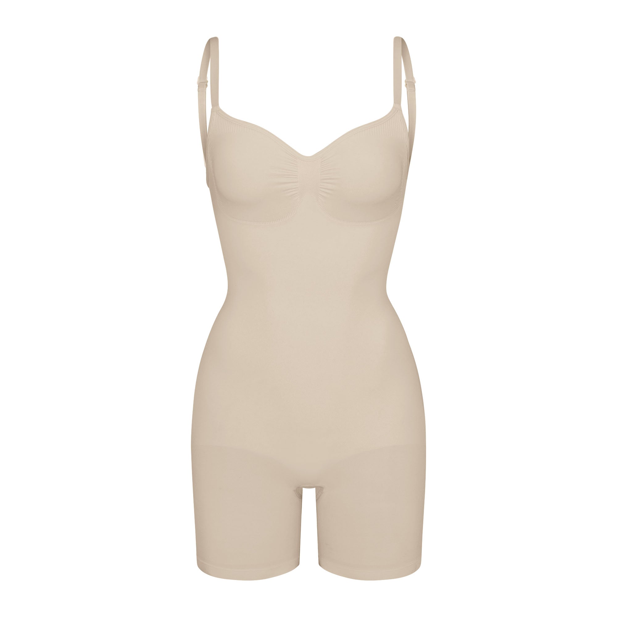 SKIMS SEAMLESS SCULPT LOW BACK MID THIGH BODYSUIT | SAND - Sneaker Türkiye