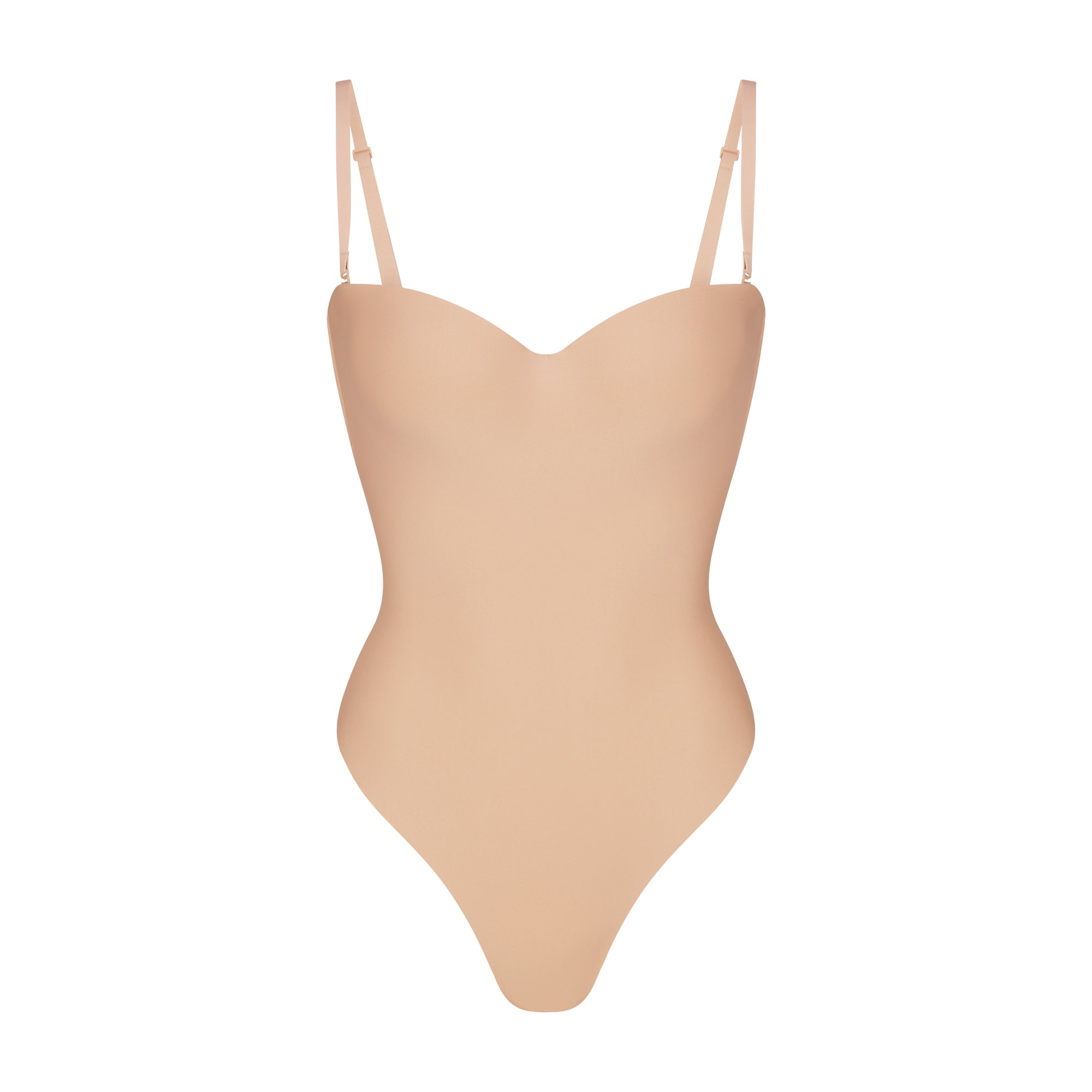 SKIMS BODY UNDERWIRE THONG BODYSUIT | CLAY - Sneaker Türkiye