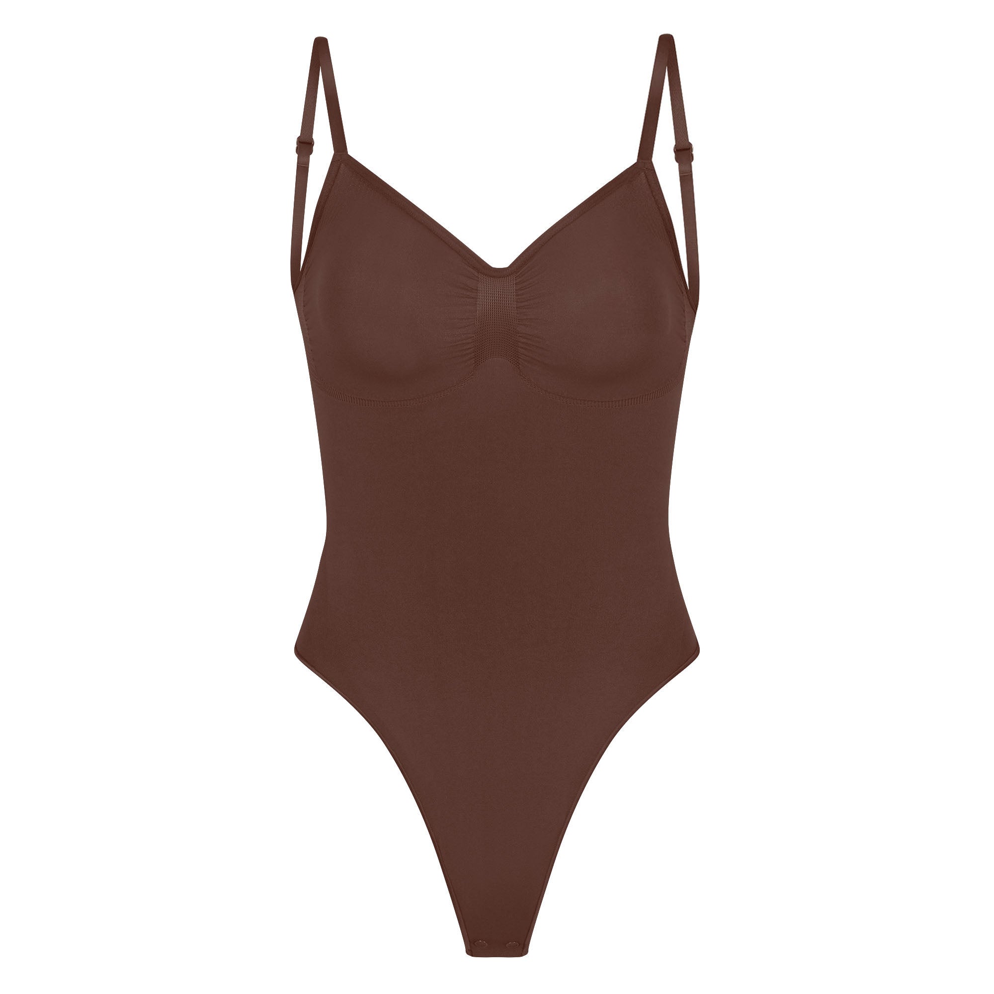 SKIMS SEAMLESS SCULPT LOW BACK THONG BODYSUIT | COCOA - Sneaker Türkiye