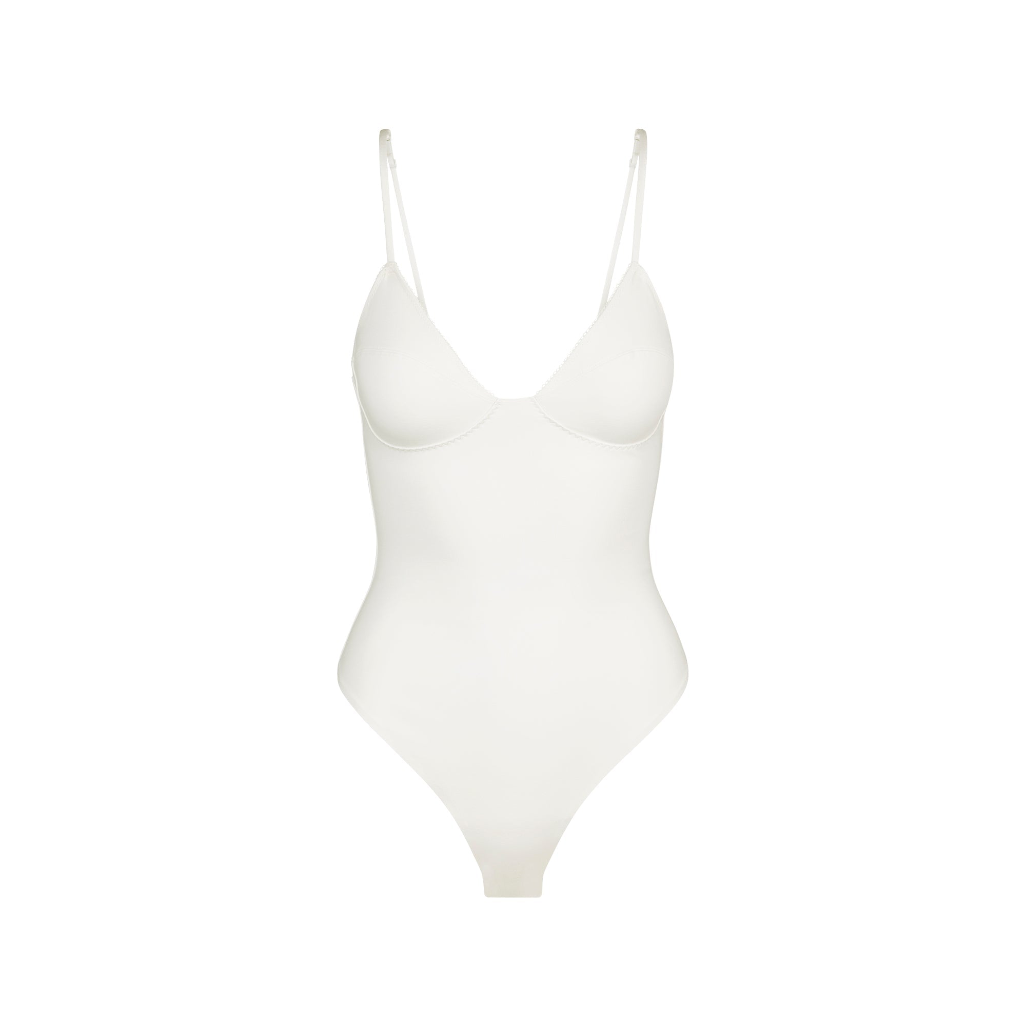 SKIMS COTTON SHAPEWEAR THONG BODYSUIT | MARBLE - Sneaker Türkiye