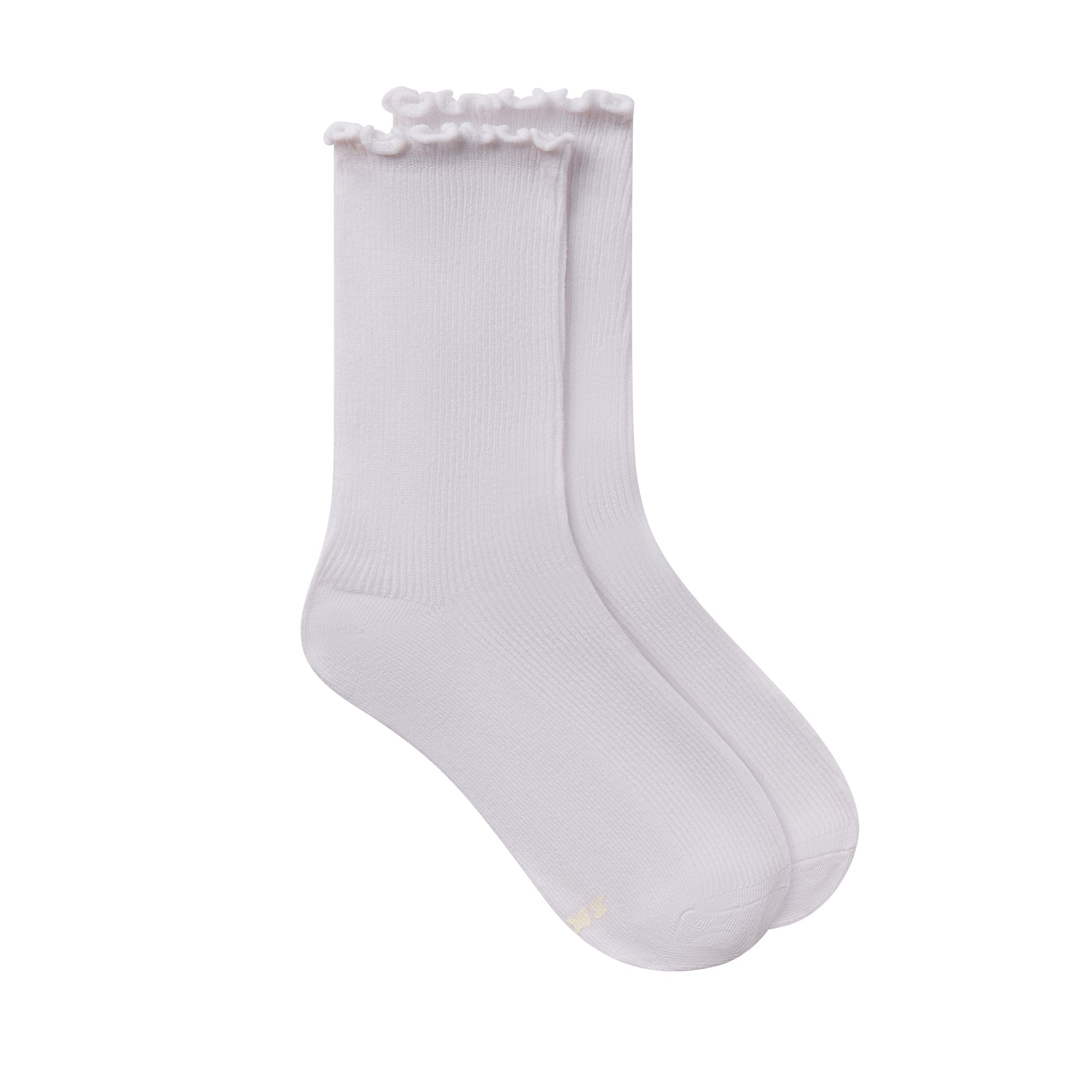SKIMS LETTUCE EDGE CREW SOCK 2-PACK | BUBBLEGUM AND SNOW - Sneaker Türkiye