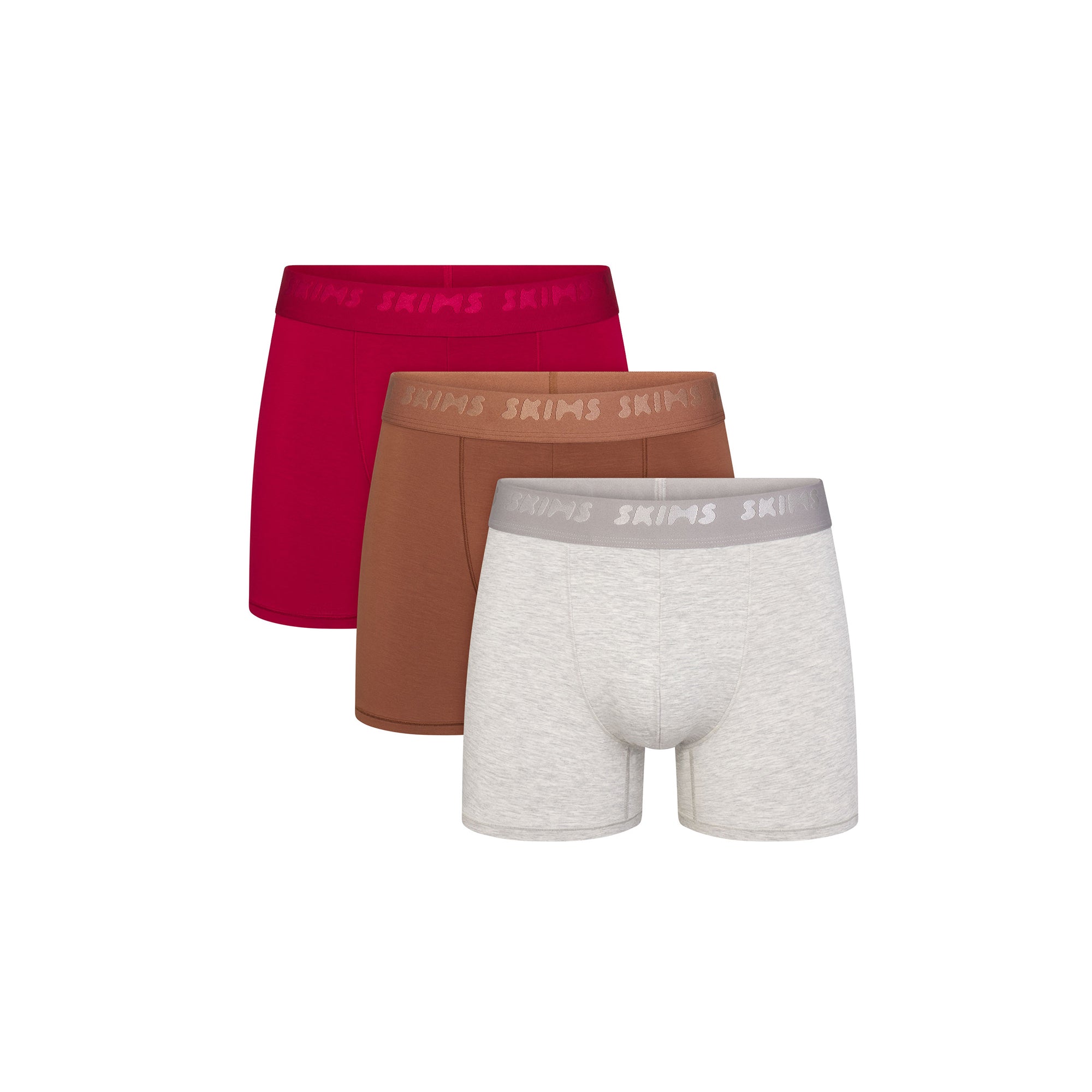 SKIMS STRETCH MENS 3″ BOXER BRIEF 3-PACK | WOOD MULTI - Sneaker Türkiye