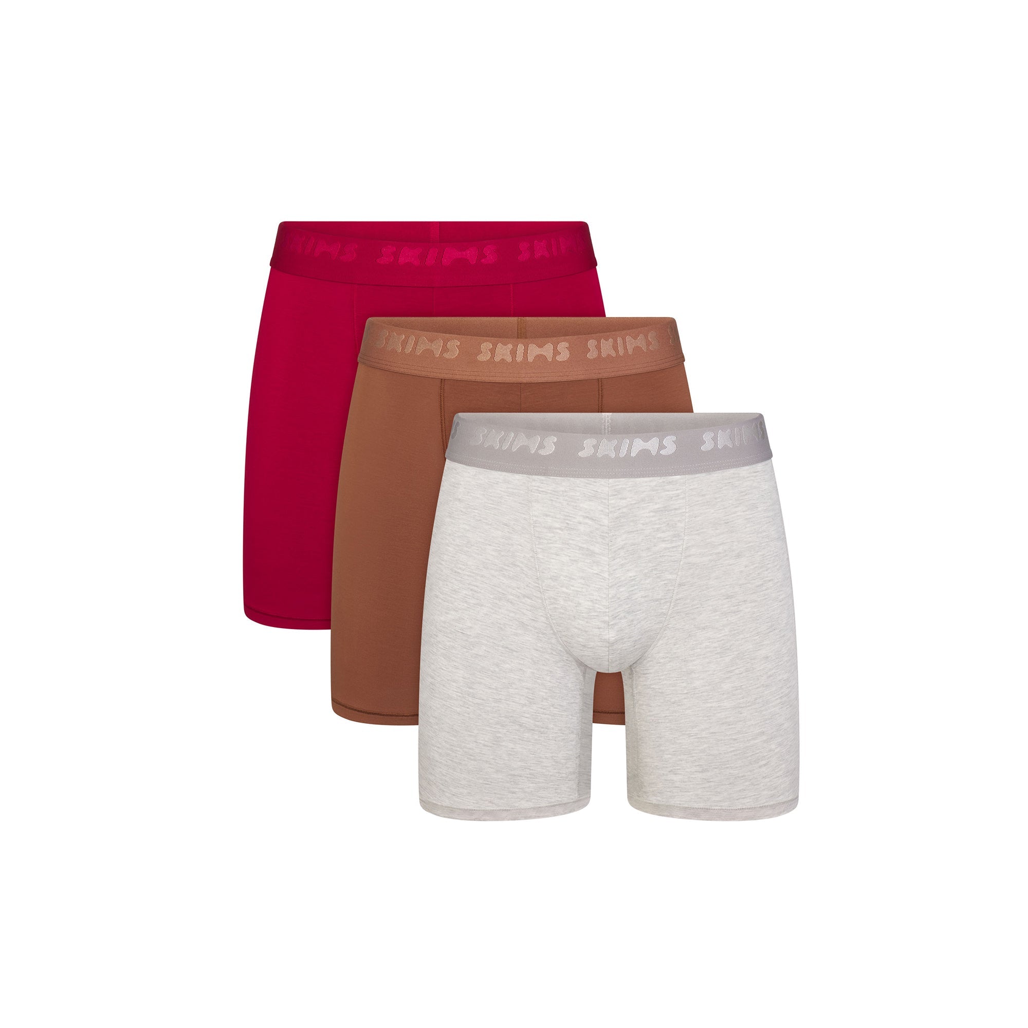 SKIMS STRETCH MENS 5″ BOXER BRIEF 3-PACK | WOOD MULTI - Sneaker Türkiye