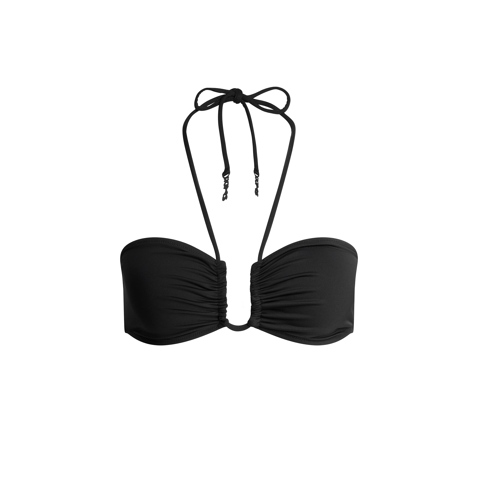 SKIMS SIGNATURE SWIM HALTER BIKINI TOP | ONYX - Sneaker Türkiye