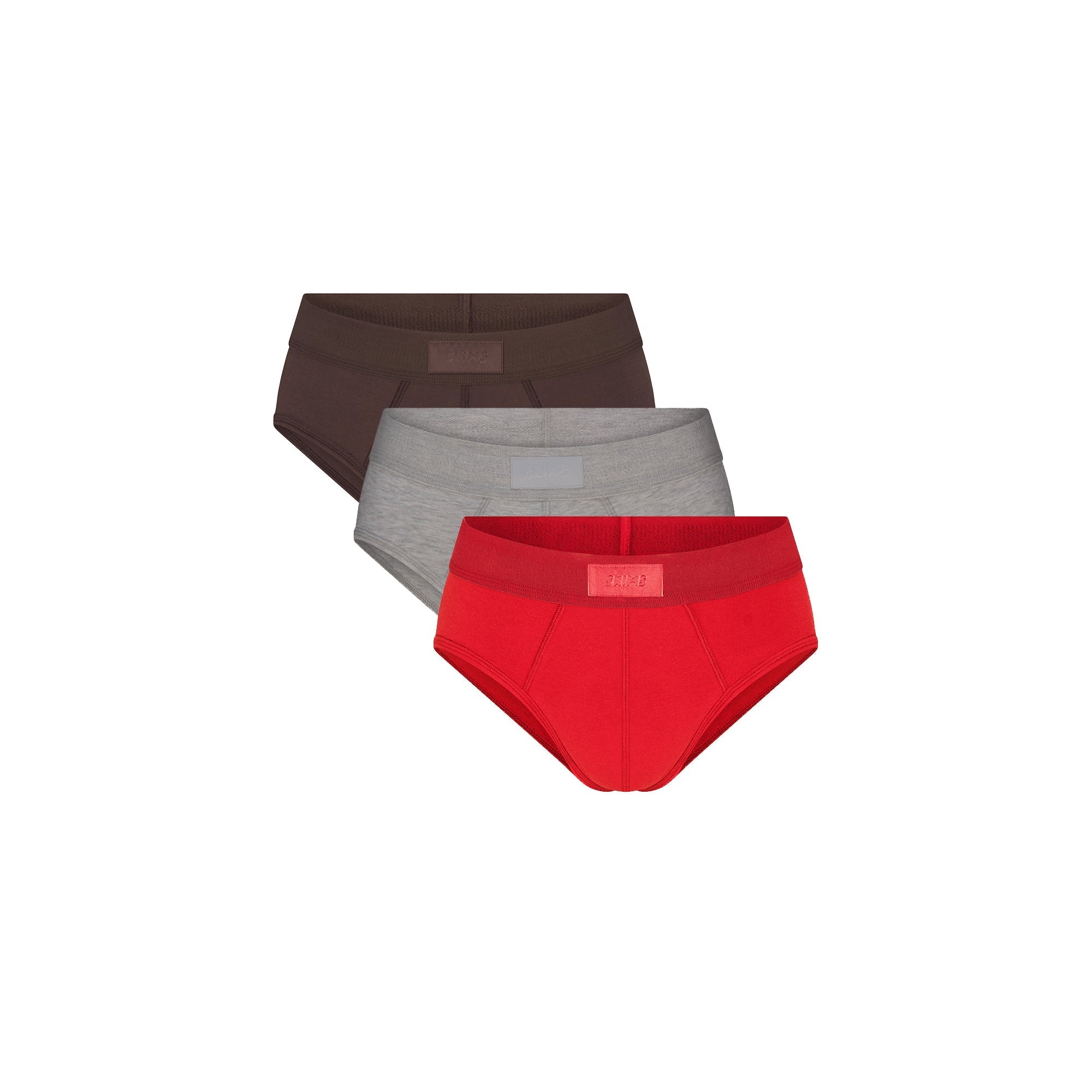 SKIMS COTTON MENS BRIEF 3-PACK | RUBY ESPRESSO MULTI - Sneaker Türkiye