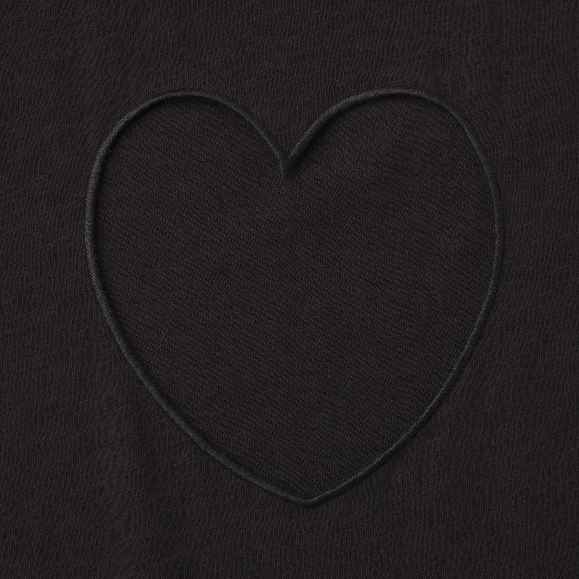SKIMS WORN IN JERSEY HEART OVERBedenD T-SHIRT | WASHED ONYX - Sneaker Türkiye